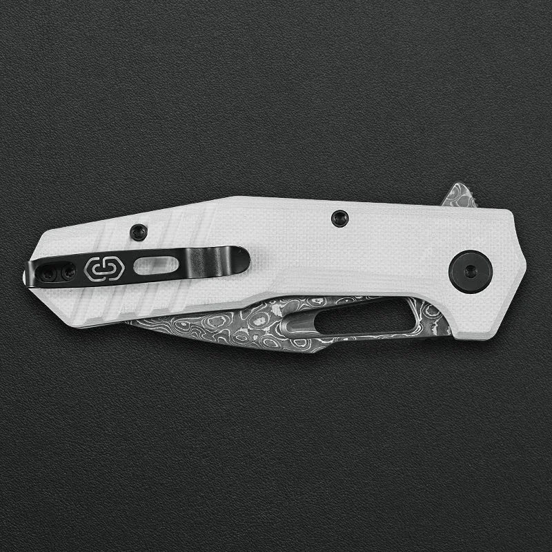 Critical Strike Rowdy B508-WHTM button lock detail
