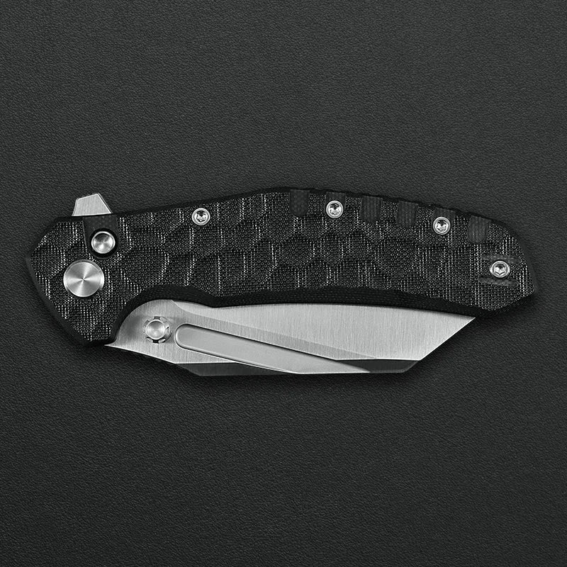 Critical Strike Shamu B510-BKSA VG10 folding knife, handle detail