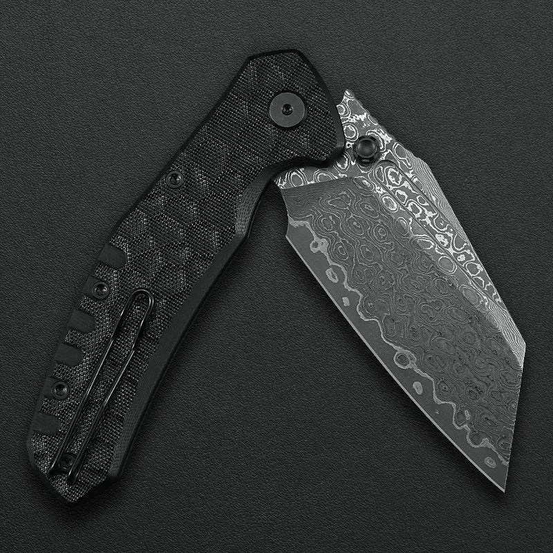 Critical Strike Shamu B510-BKTM VG10 folding knife, blade detail