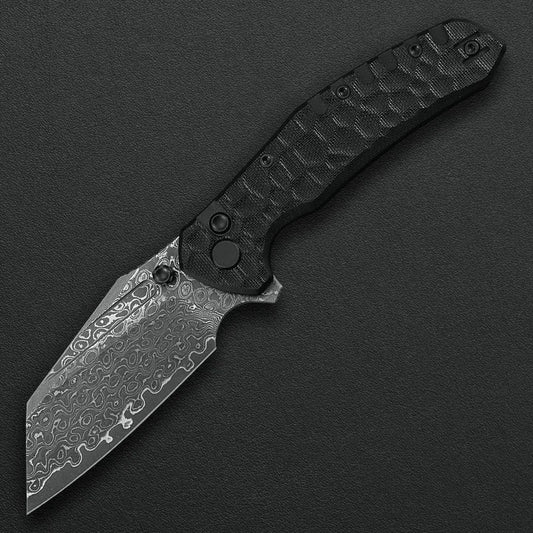 Critical Strike Shamu B510-BKTM VG10 folding knife, front view