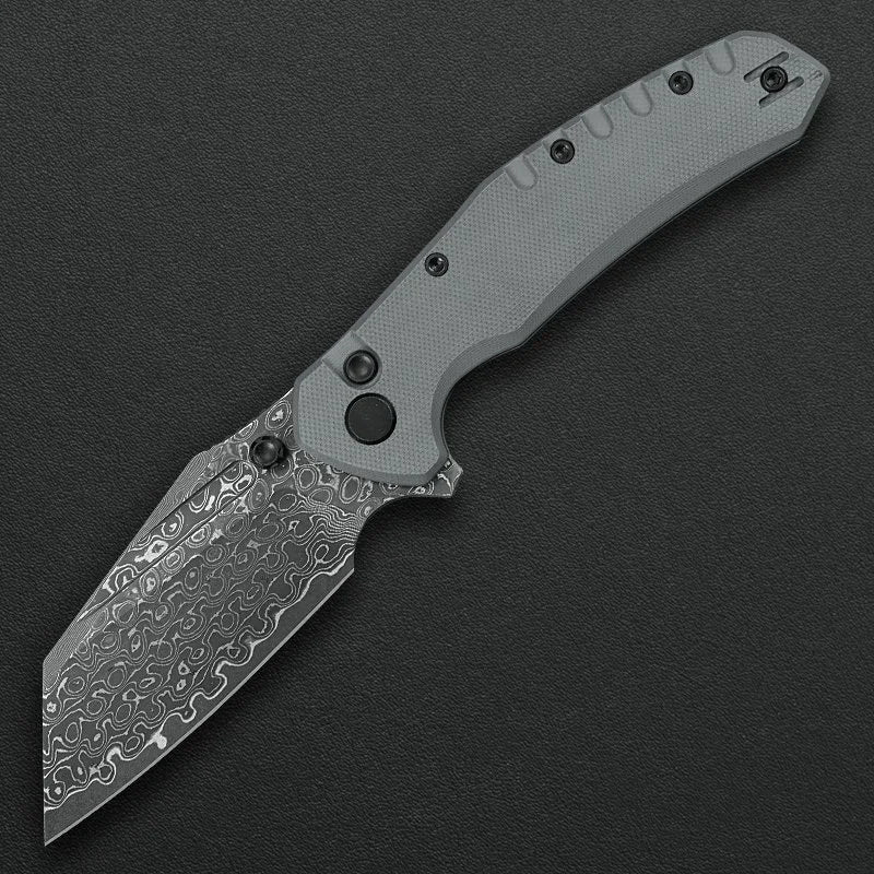 Critical Strike Shamu B510-GRTM VG10 folding knife, front view