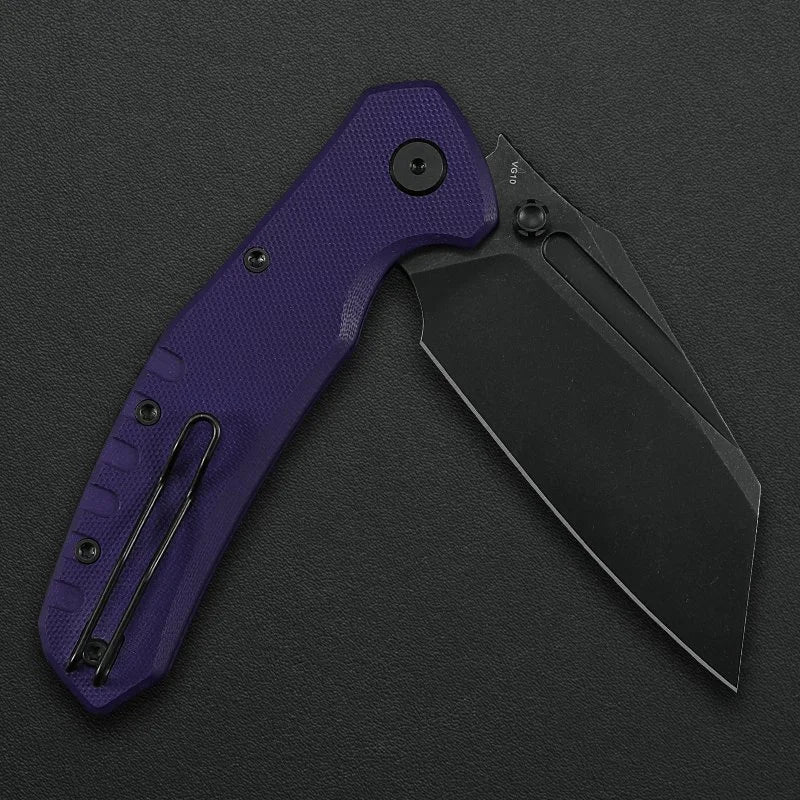 Critical Strike Shamu B510-PLBW VG10 folding knife, blade detail