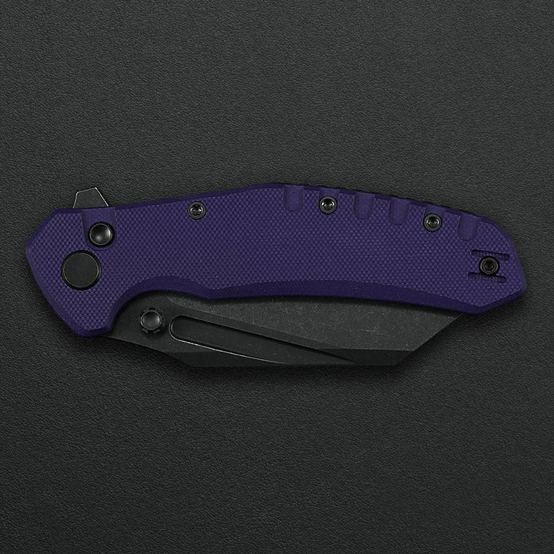Critical Strike Shamu B510-PLBW VG10 folding knife, handle detail