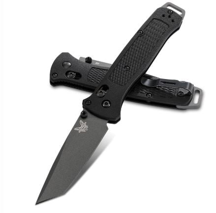 Benchmade 537GY Bailout ultralight EDC tanto folding knife with aluminum pommel