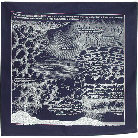 Clouds Cotton Bandana