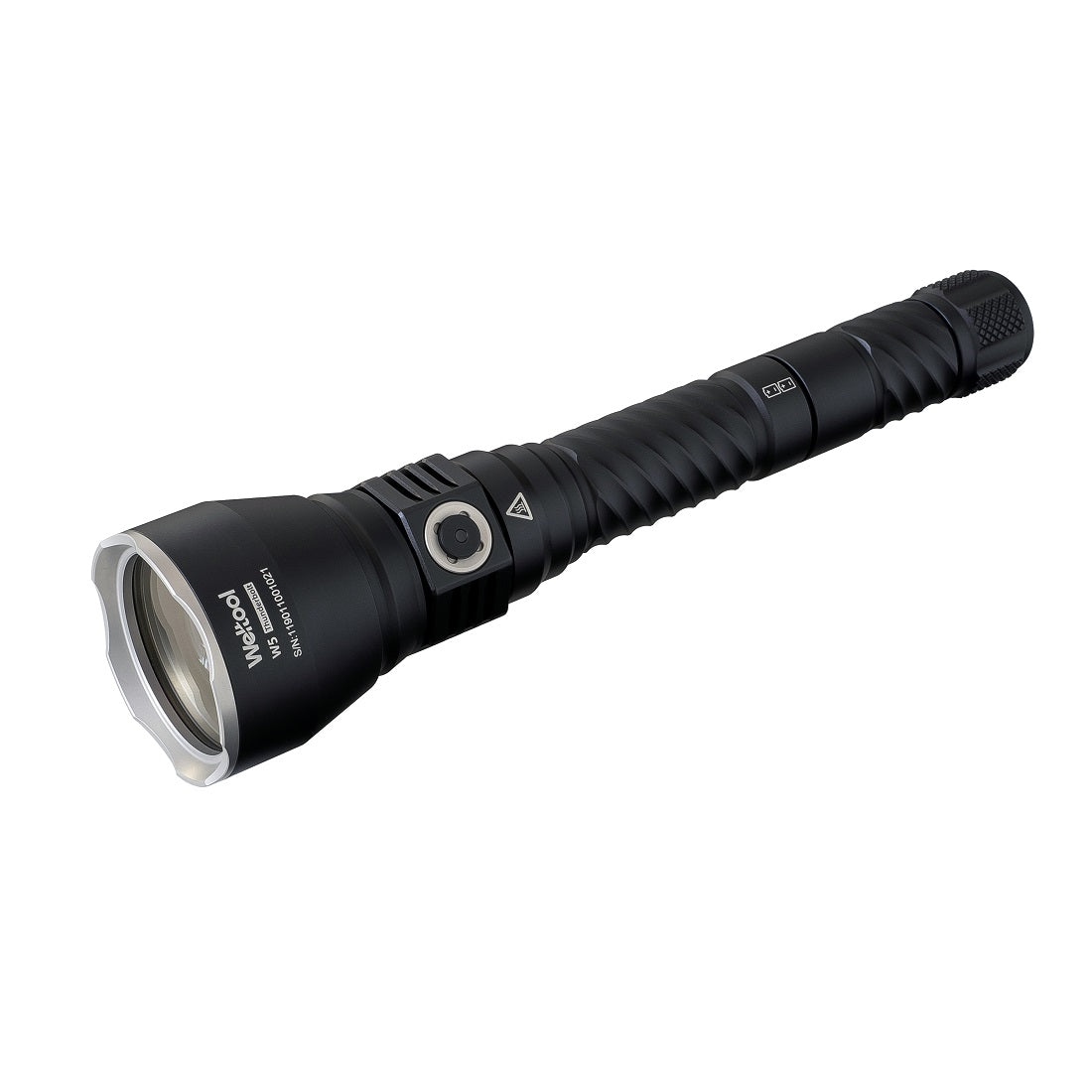 Weltool BB5 (BB5) CNC aluminum extension tube, black anodized side view