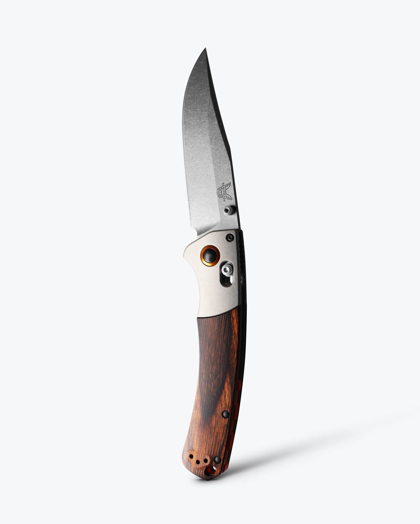 Benchmade Crooked River 15080-2 front view – 4″ CPM-S30V clip point folding hunting knife