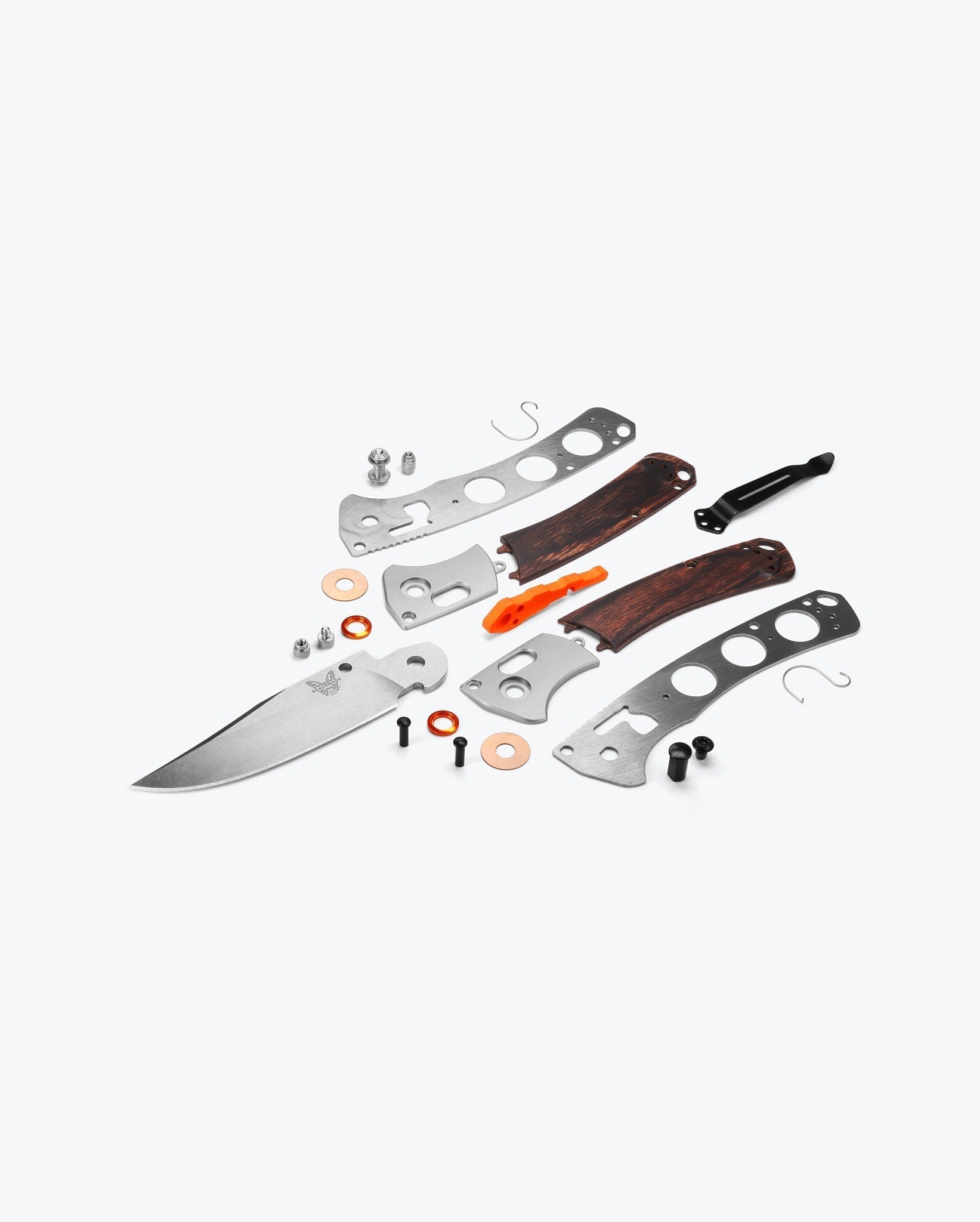 Benchmade Mini Crooked River 15085-2 exploded component view