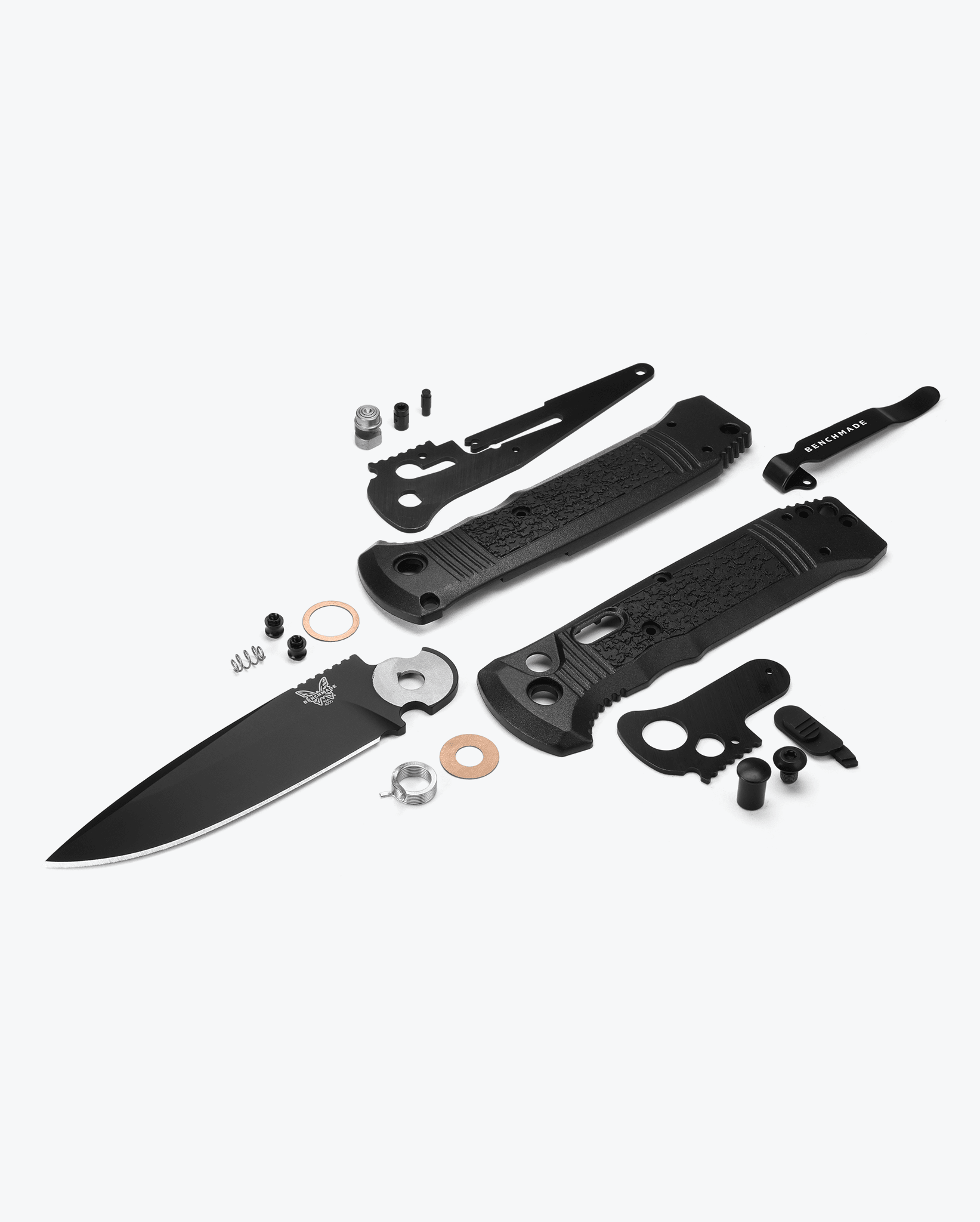 Benchmade 4400BK Casbah exploded view of knife components