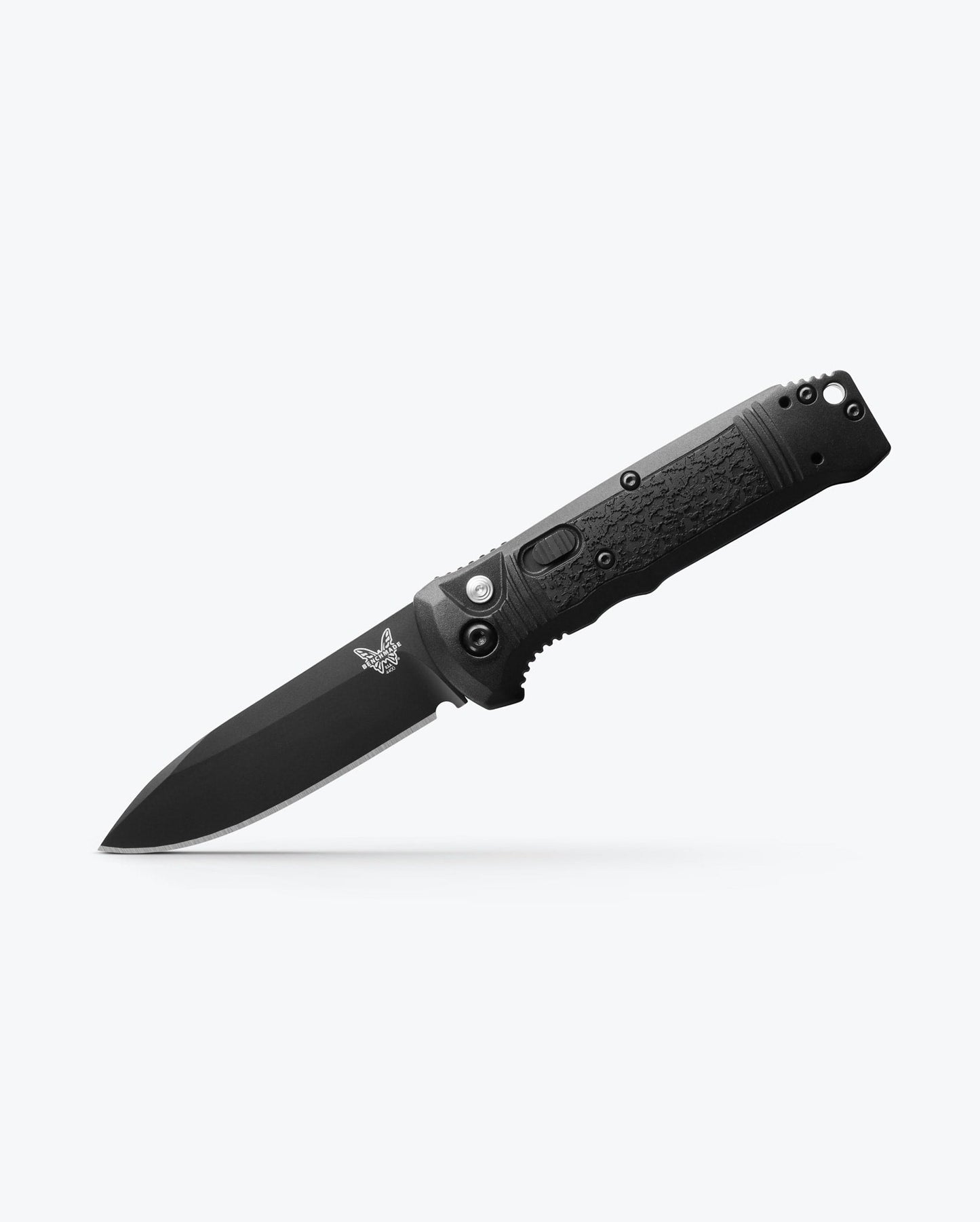 Benchmade 4400BK Casbah side profile open view – black Cerakote CPM-S30V drop point automatic knife
