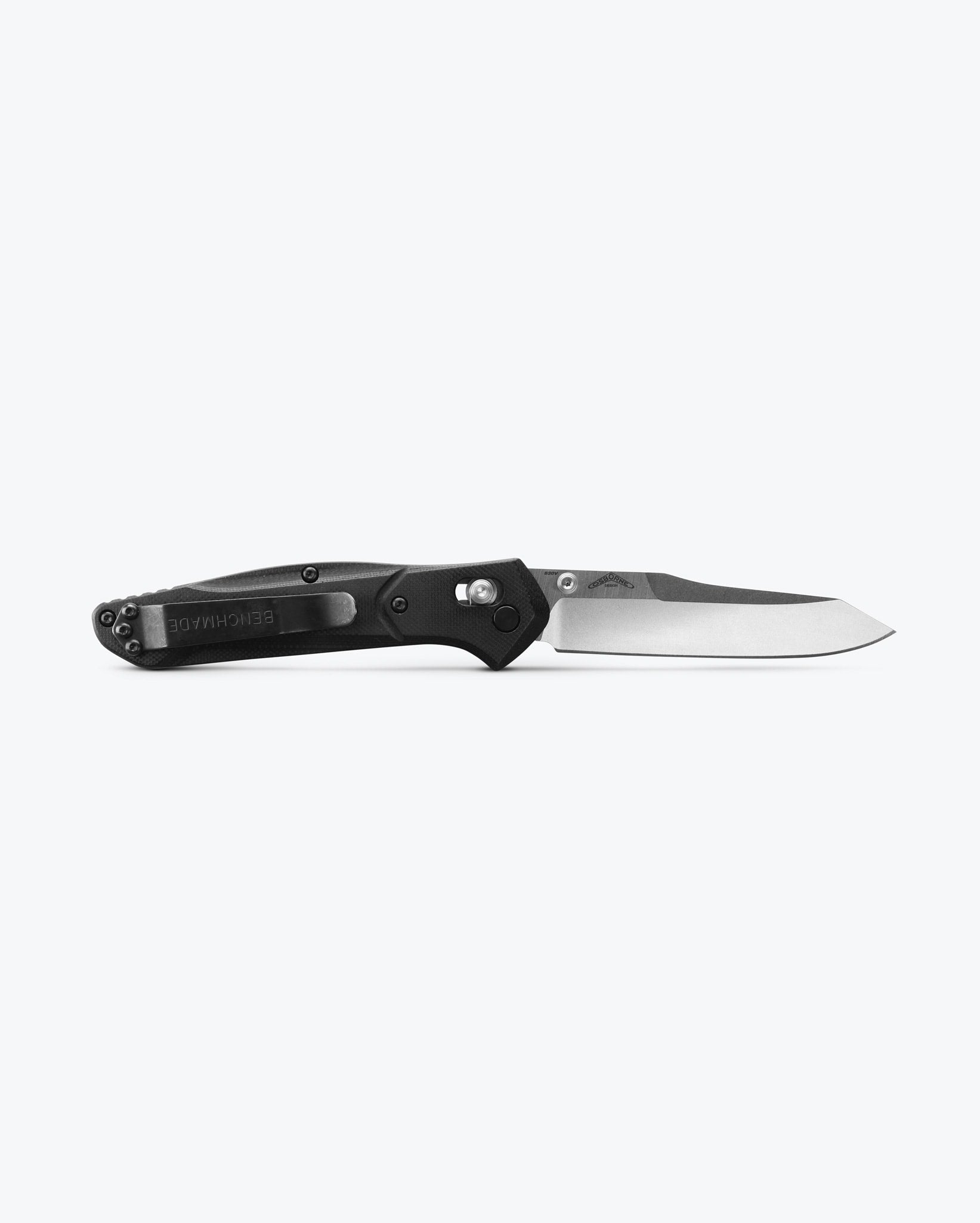 Benchmade Osborne 940-2 blade detail – CPM-S30V reverse tanto