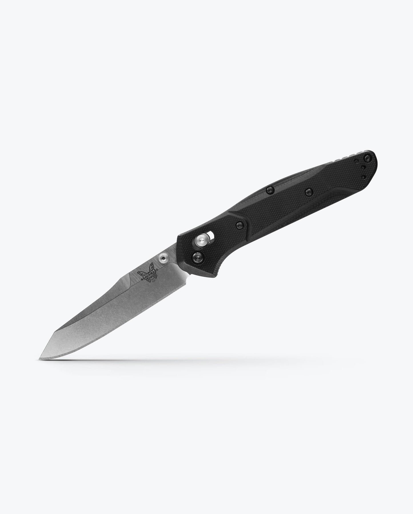Benchmade Osborne 940-2 open position showing CPM-S30V reverse tanto blade