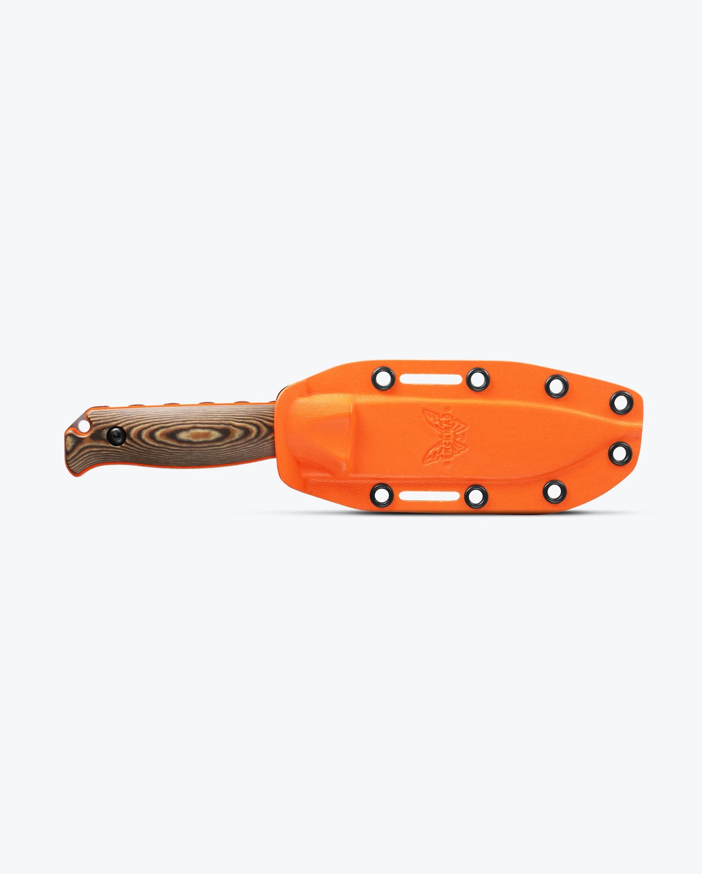 Benchmade Saddle Mountain Skinner 15002-1 with orange sheath