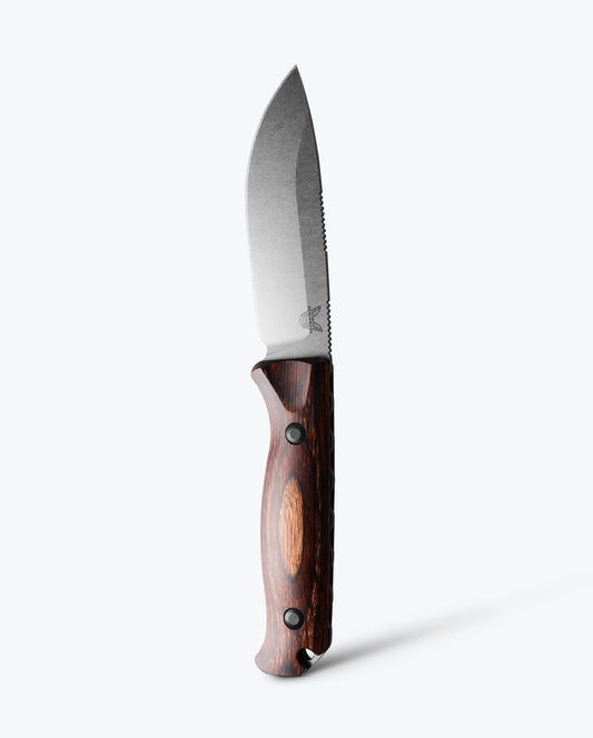 Benchmade Saddle Mountain Skinner 15002 front view – 4.2″ CPM-S30V drop point hunting knife
