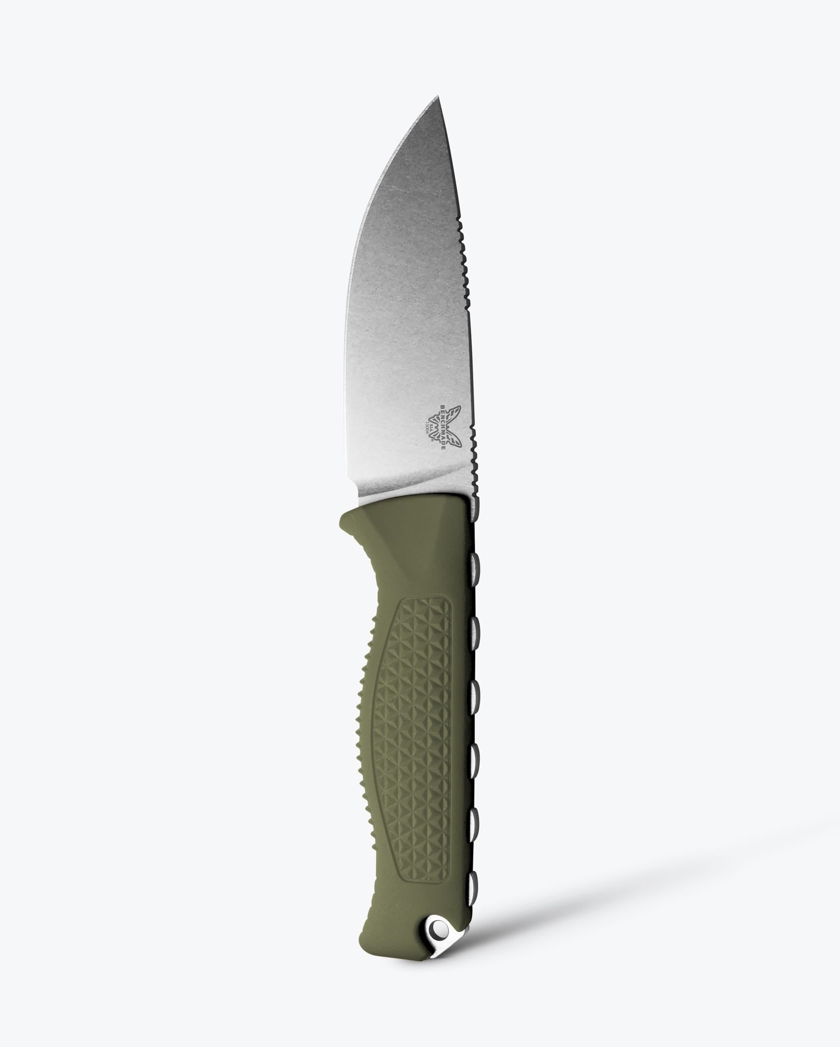 Benchmade Steep Country 15006-01 front view – 3.5″ CPM-S30V drop point hunting knife