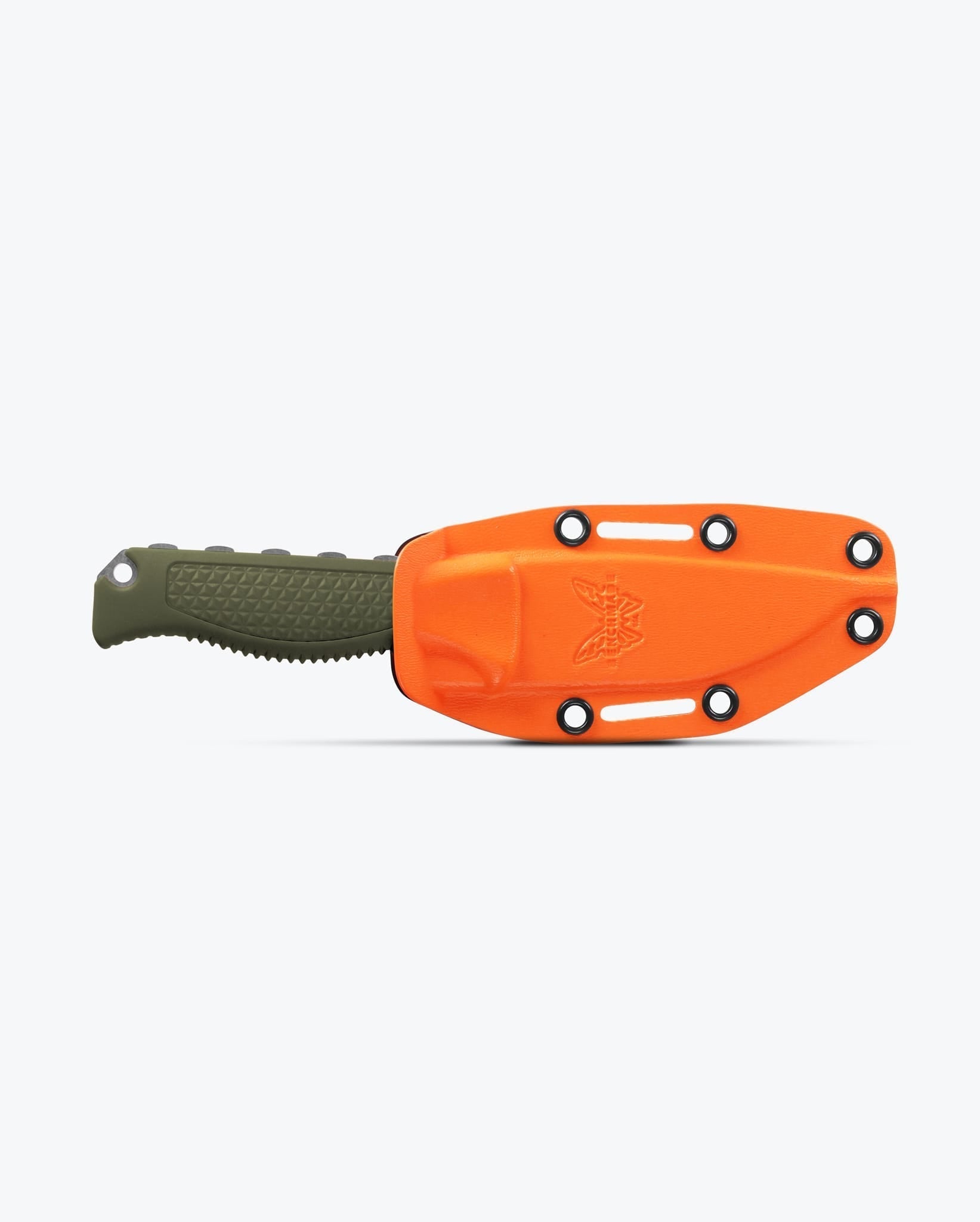 Benchmade Steep Country 15006-01 with orange sheath