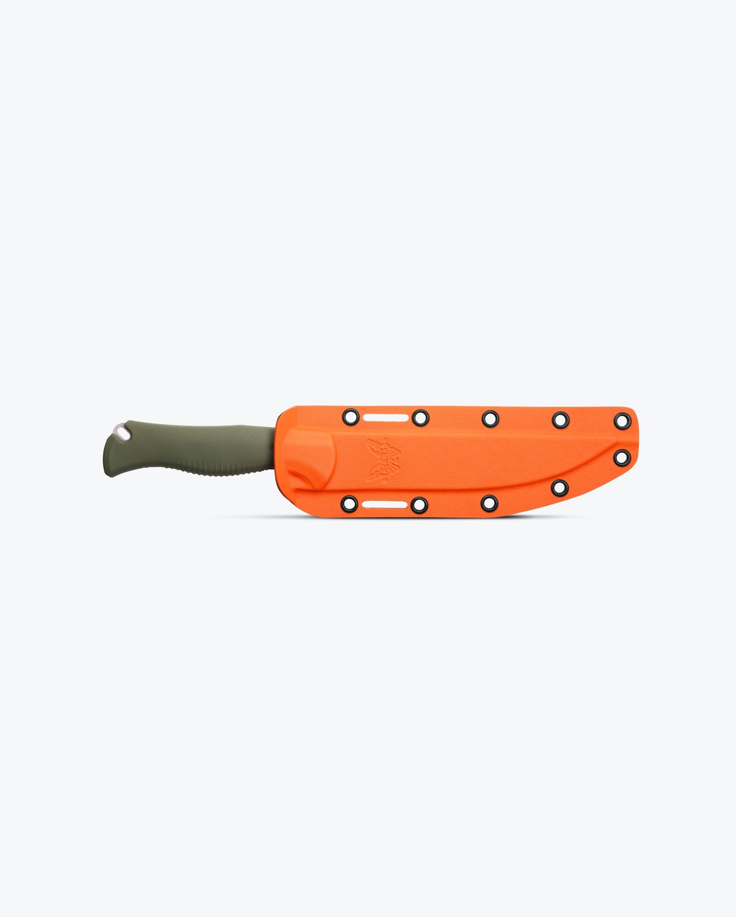Benchmade Meatcrafter 15500-04 with orange Boltaron sheath