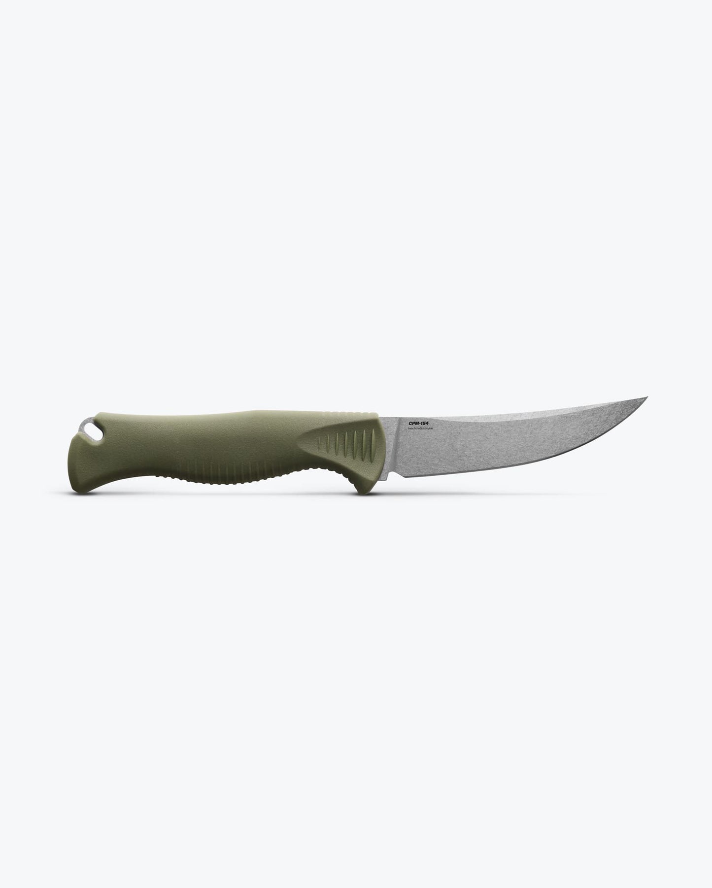 Benchmade Meatcrafter 15505 full length side view – Dark Olive Santoprene
