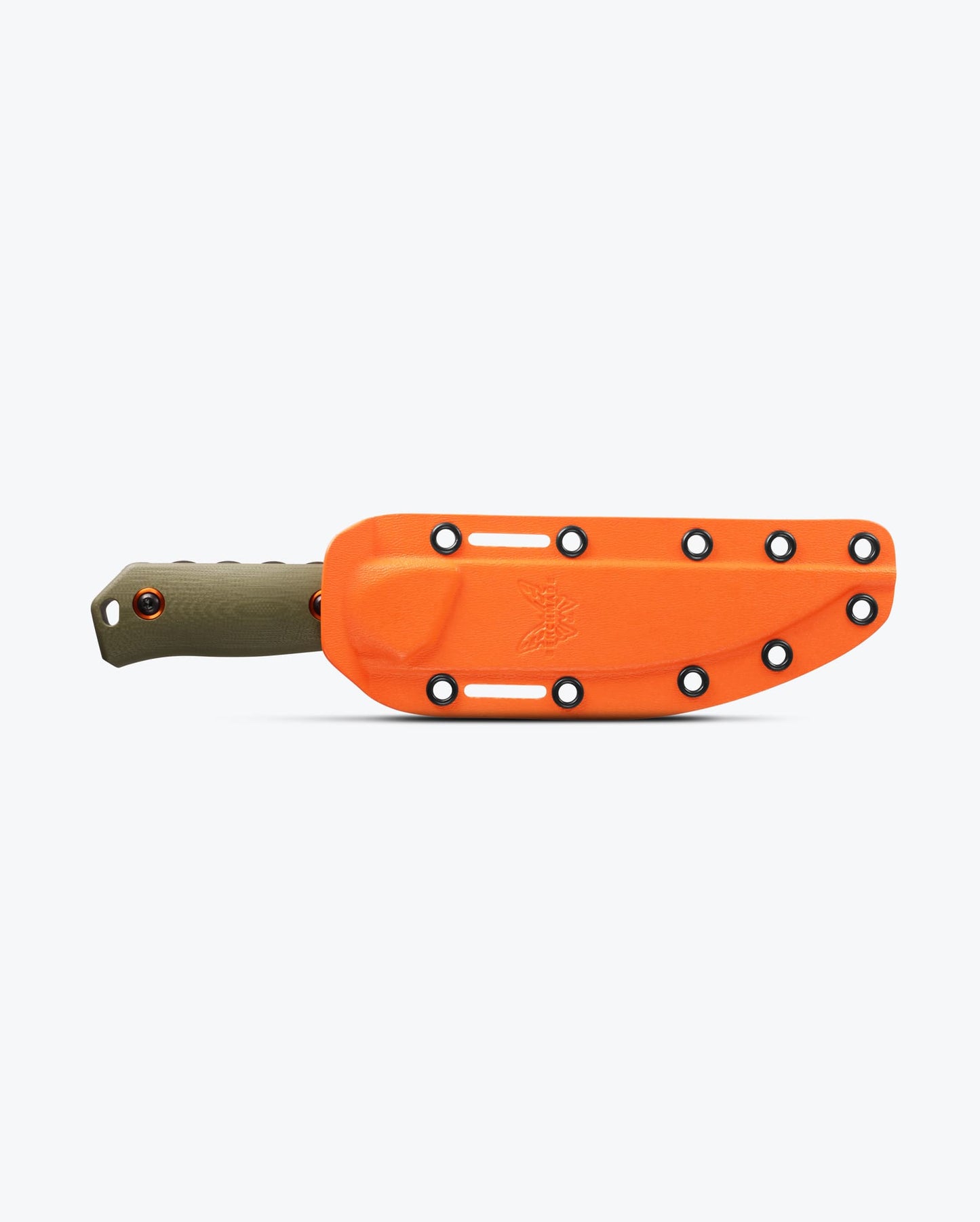 Benchmade Raghorn 15600-01 with orange Kydex sheath