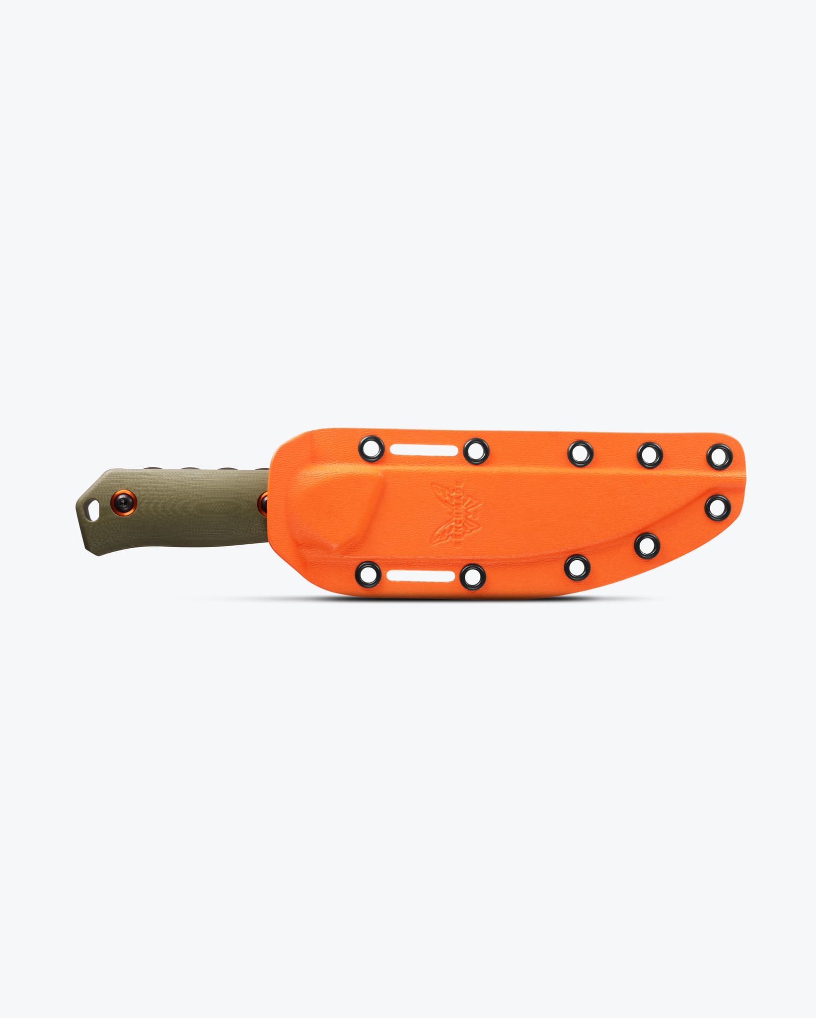 Benchmade Raghorn 15600-01 with orange Kydex sheath