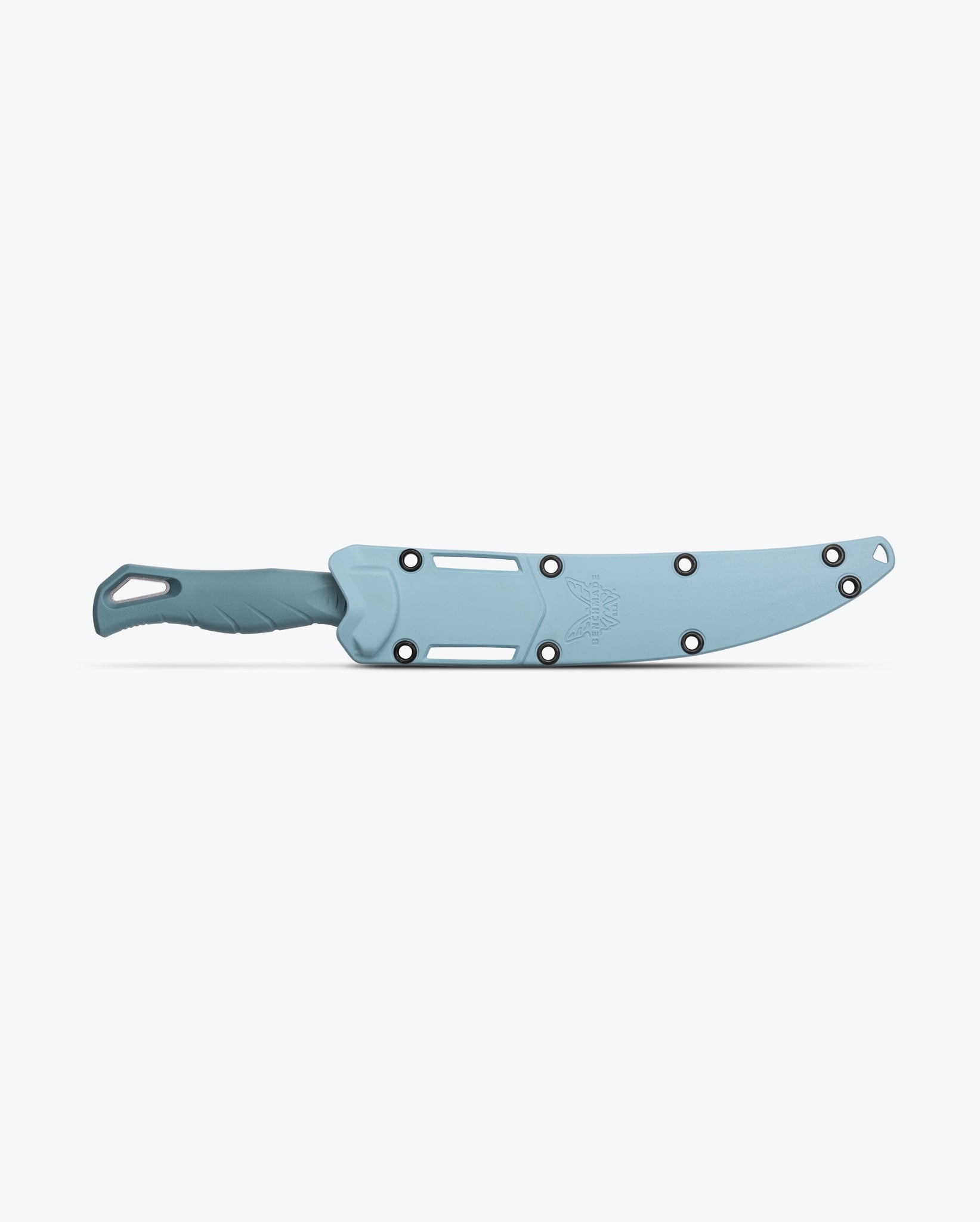 Benchmade Fishcrafter 18010 with molded Sonar Gray sheath