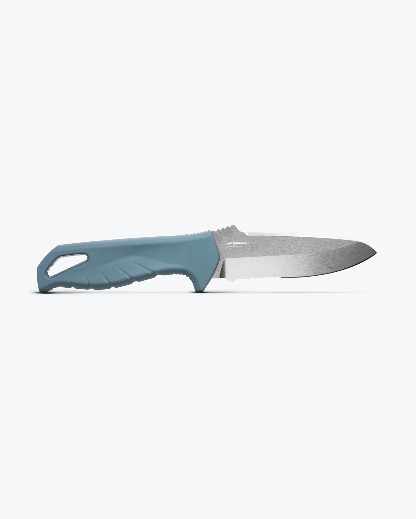 Benchmade Undercurrent 18040S full profile – Depth Blue Santoprene handle
