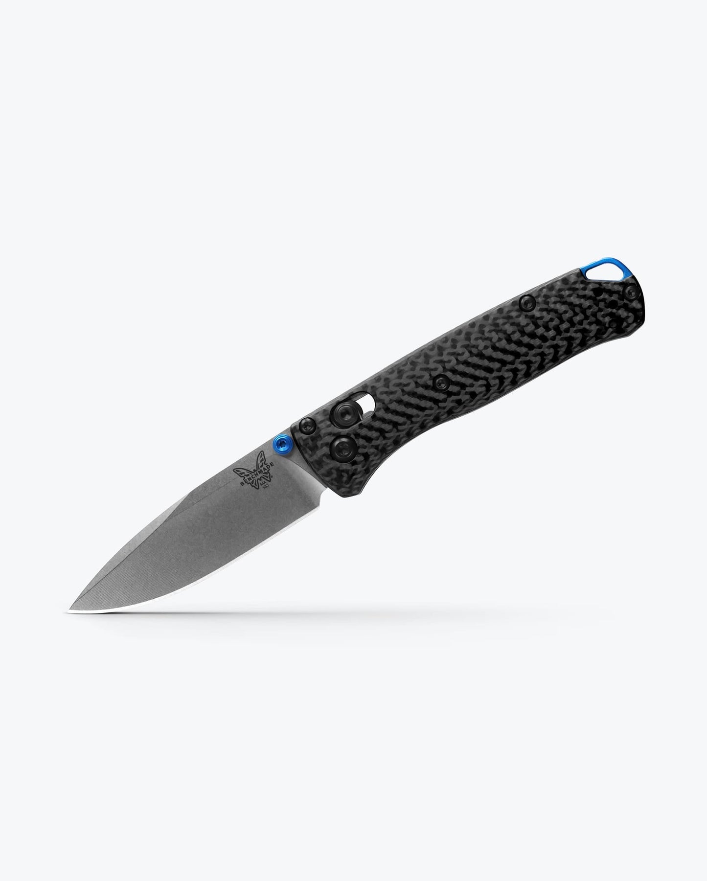 Benchmade Mini Bugout 533-3 open position showing CPM-S90V drop-point blade