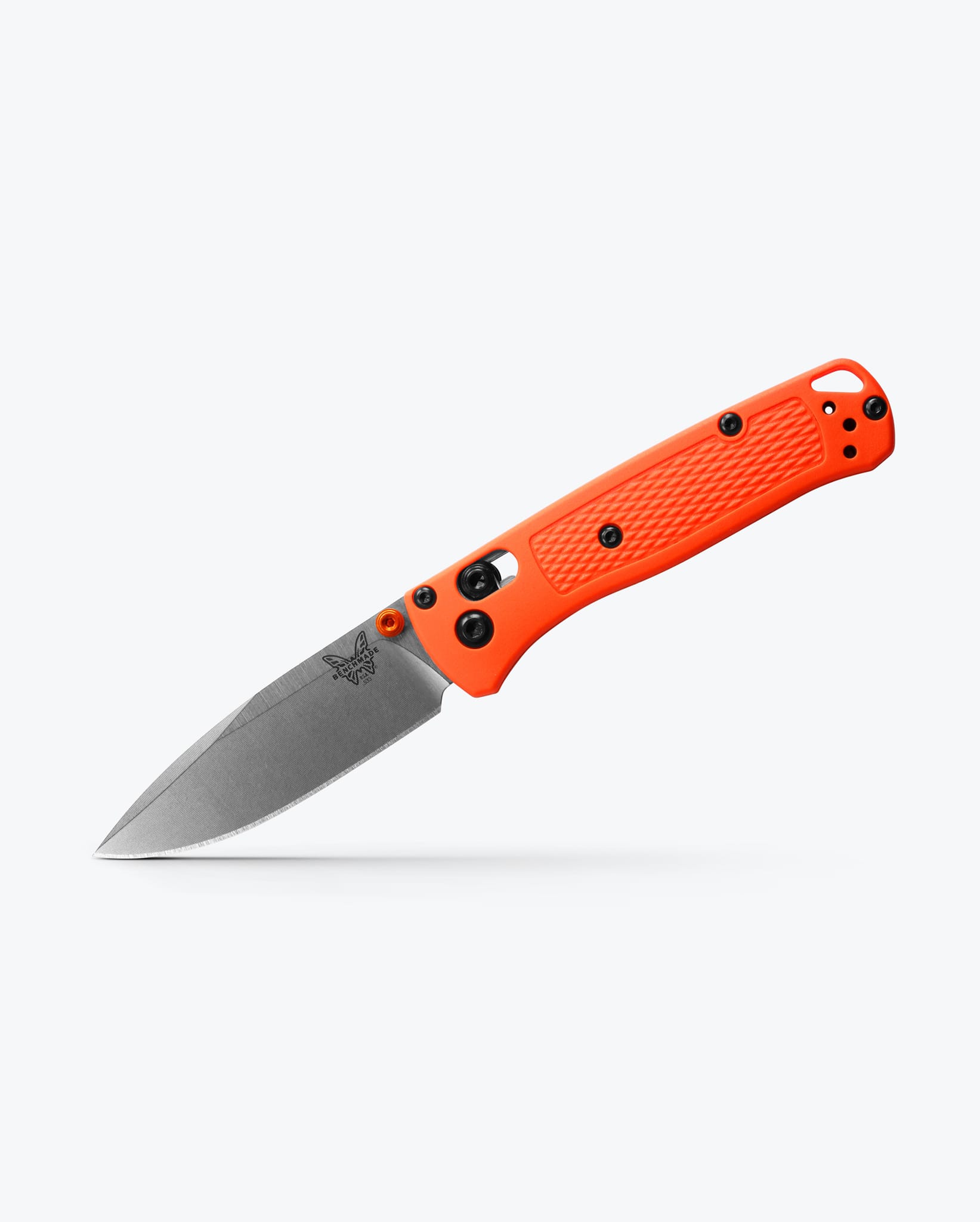 Benchmade Mini Bugout 533 open position showing CPM-S30V drop-point blade
