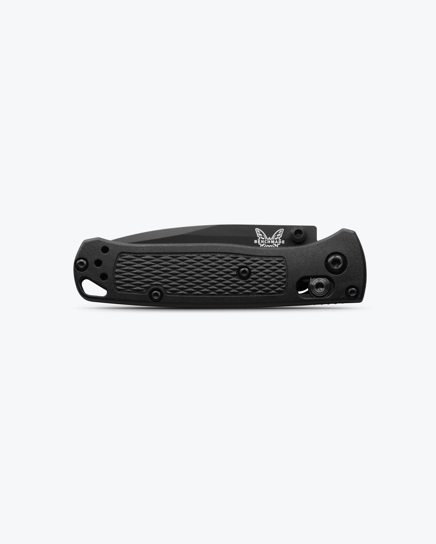Benchmade Mini Bugout 533BK-2 closed view showing black CF-Elite handle