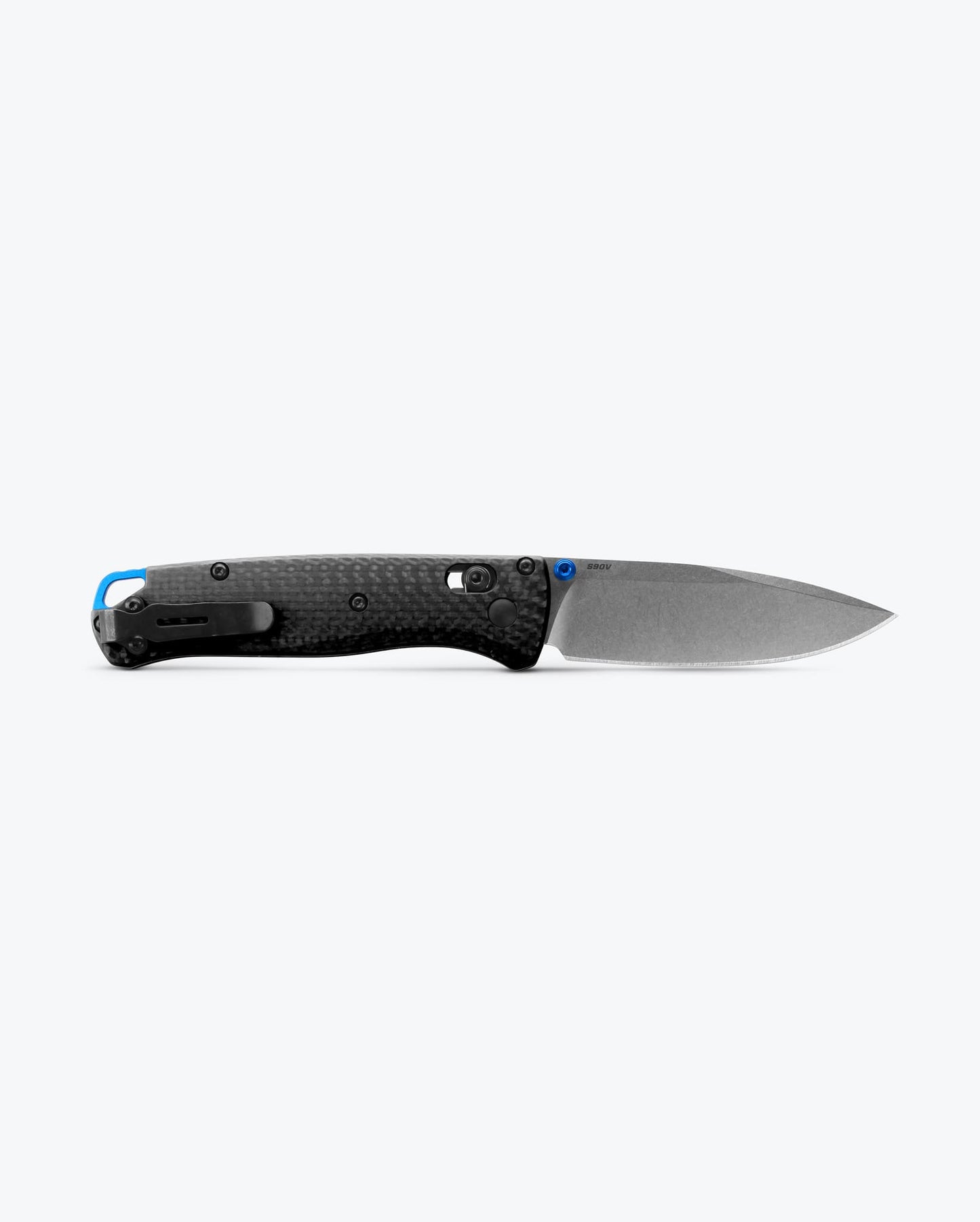 Benchmade Bugout 535-3 blade detail, satin CPM-S90V drop-point