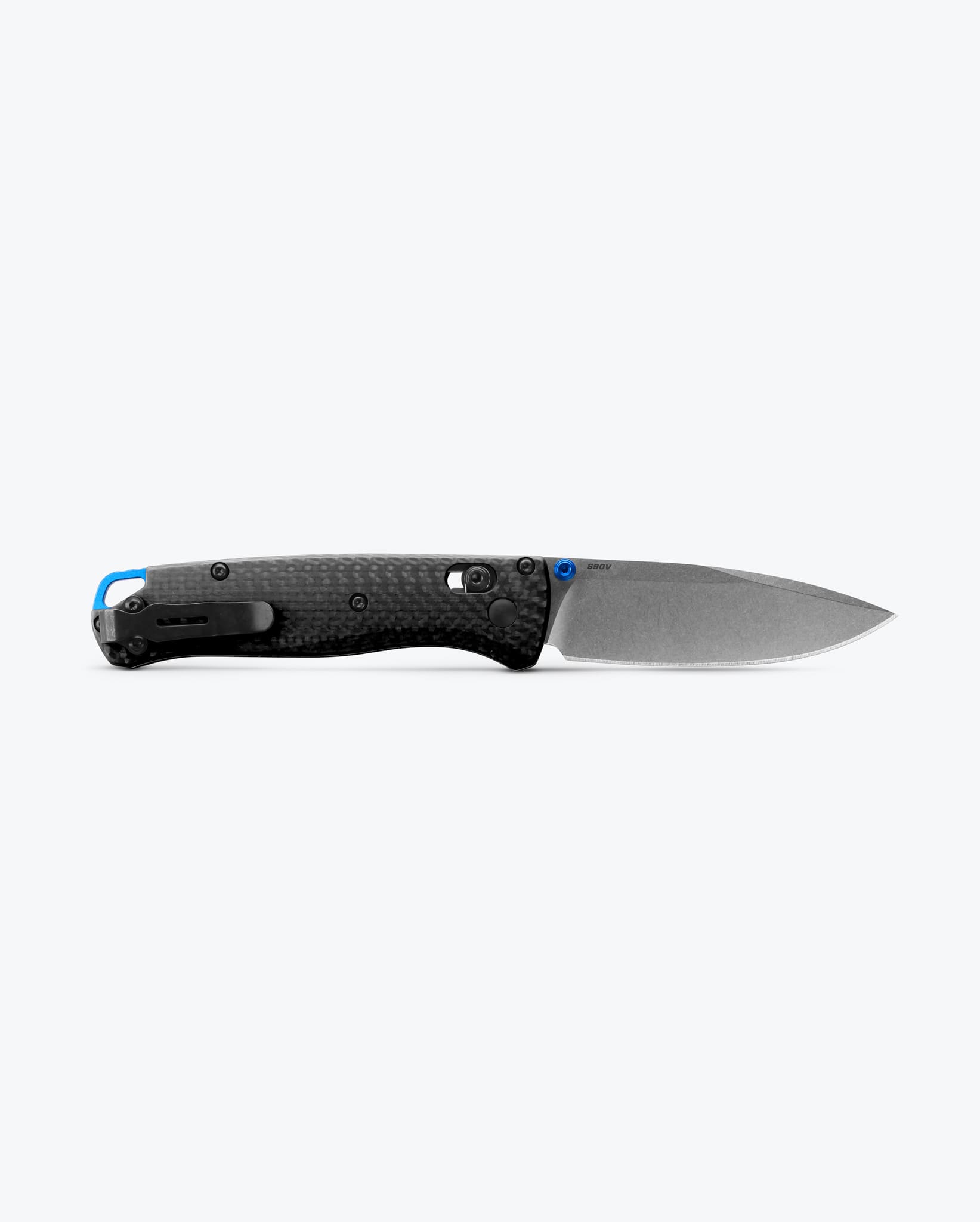Benchmade Bugout 535-3 blade detail, satin CPM-S90V drop-point