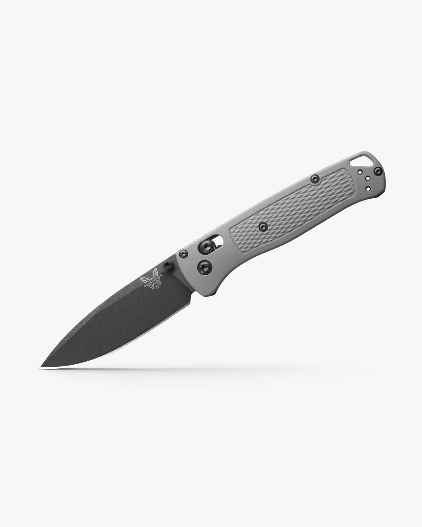 Benchmade Bugout 535BK-08 open position showing CPM-S30V drop-point blade