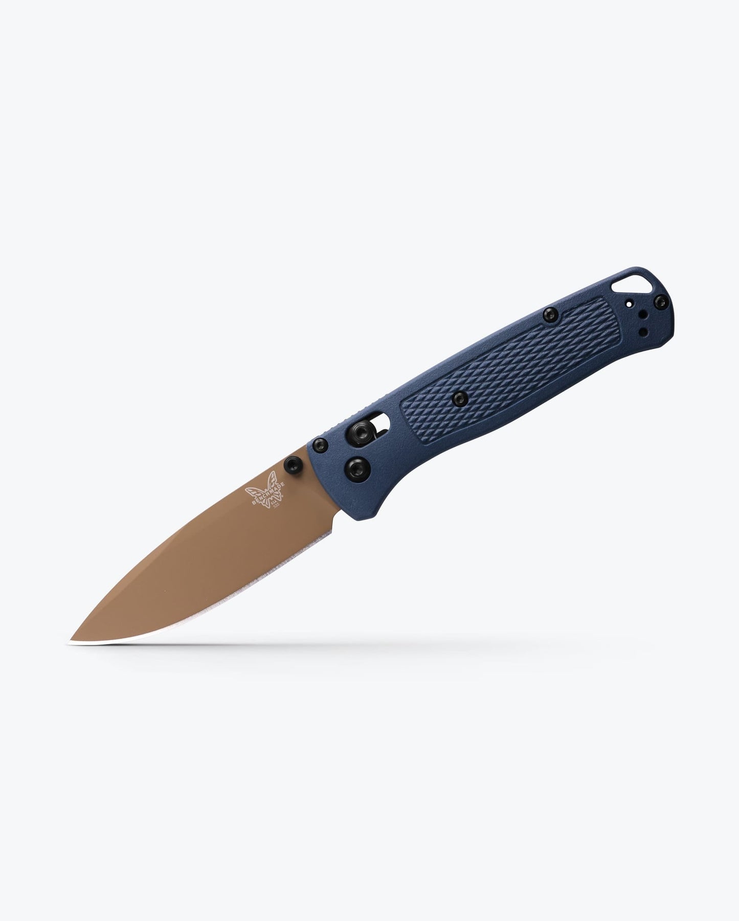 Benchmade Bugout 535FE-05 open position showing CPM-S30V drop-point blade