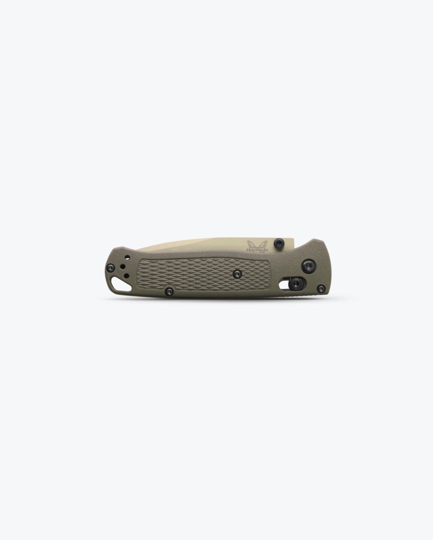 Benchmade Bugout 535TN-11 open position showing CPM-S30V drop point blade
