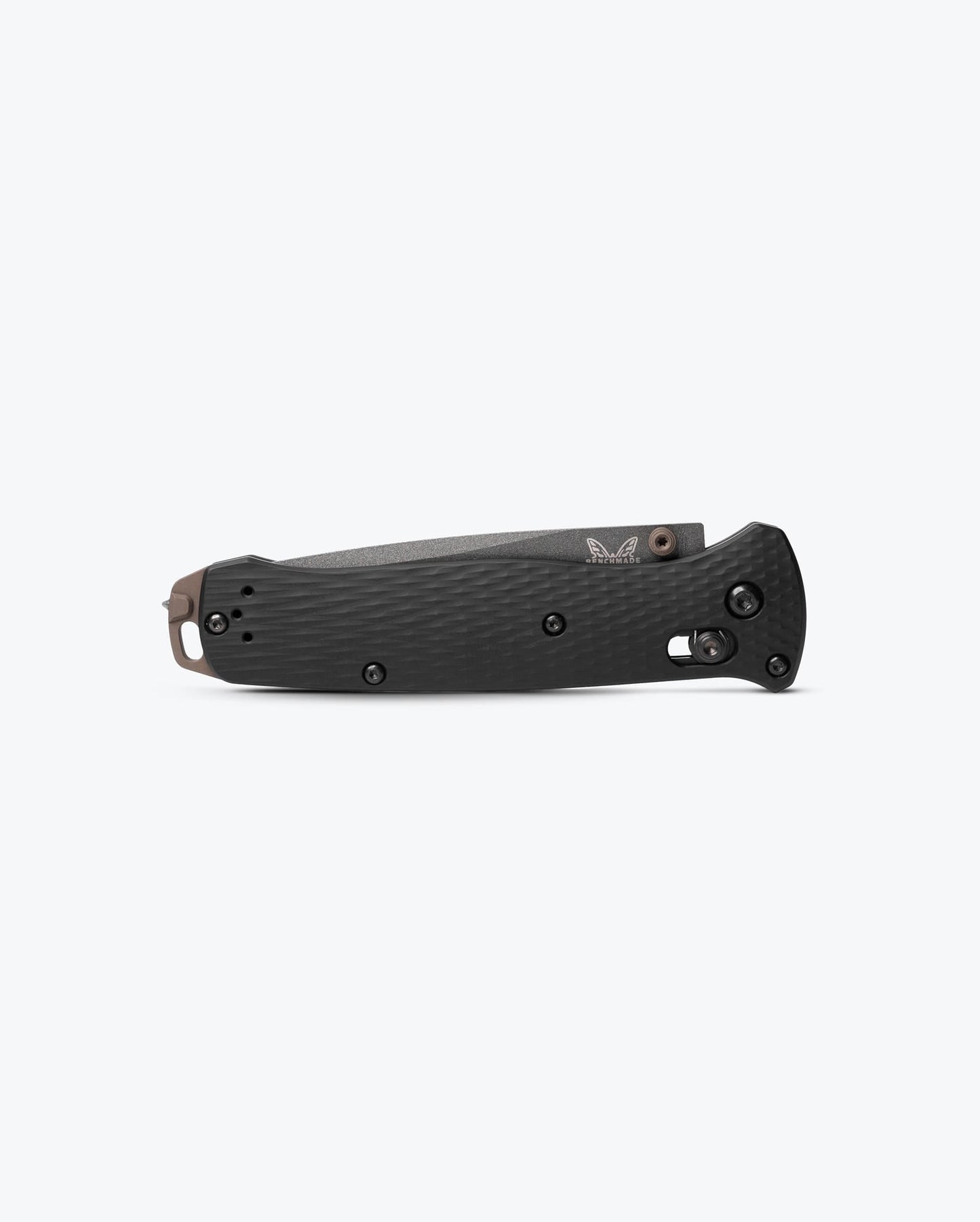 Benchmade Bailout 537GY-03 closed view showing black aluminum handle