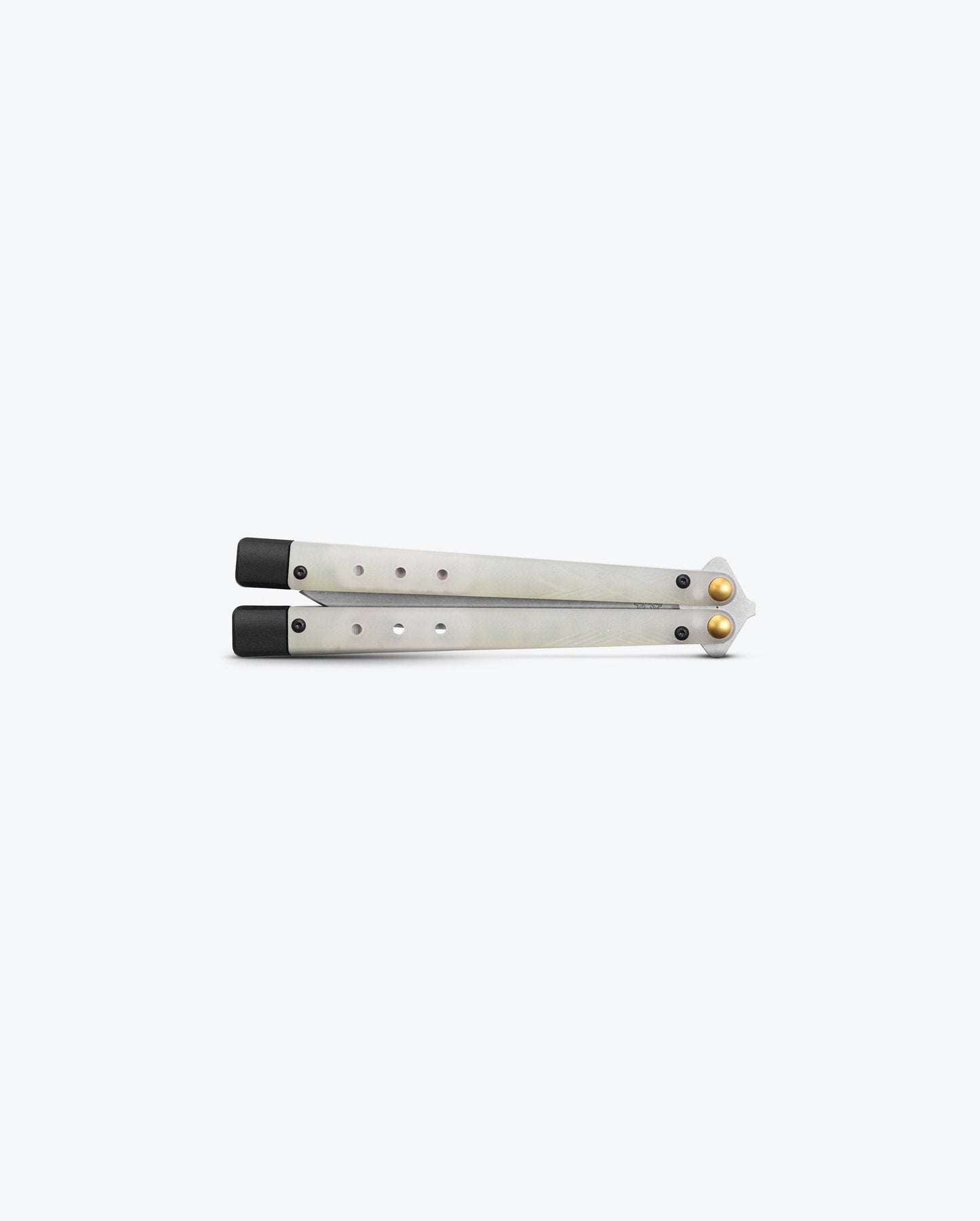 Benchmade Necron 99 closed view – latchless Jade G10 handles