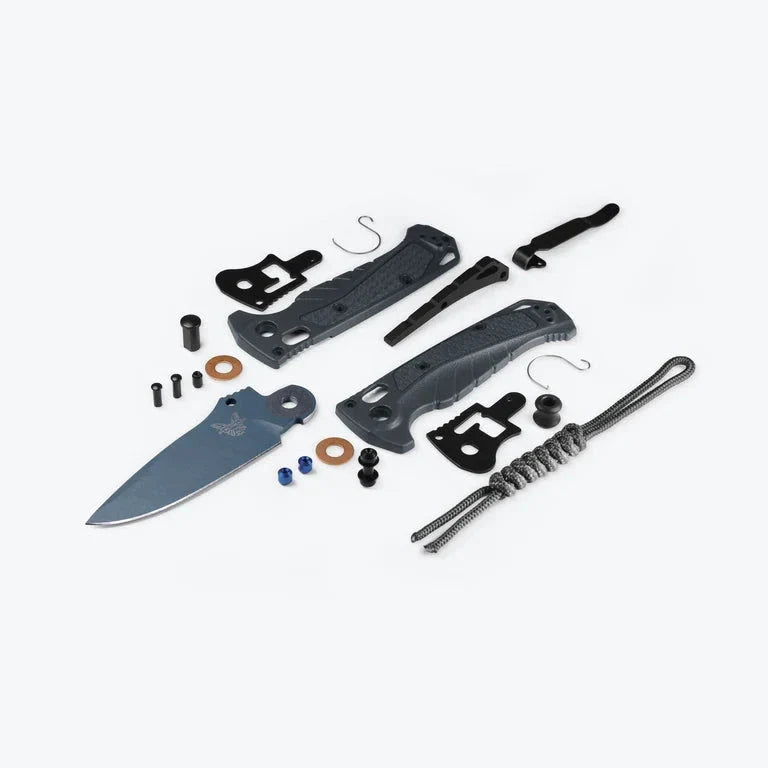 Benchmade Mini Adira 18065BT-01 open position showing CPM-MagnaCut blade