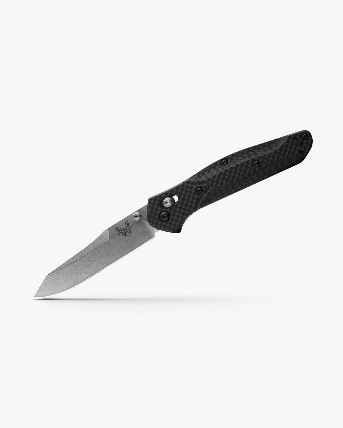Benchmade 940-1 Osborne BCM-940-1 S90V reverse tanto EDC folding knife, carbon fiber scales, manufacturer photo 2