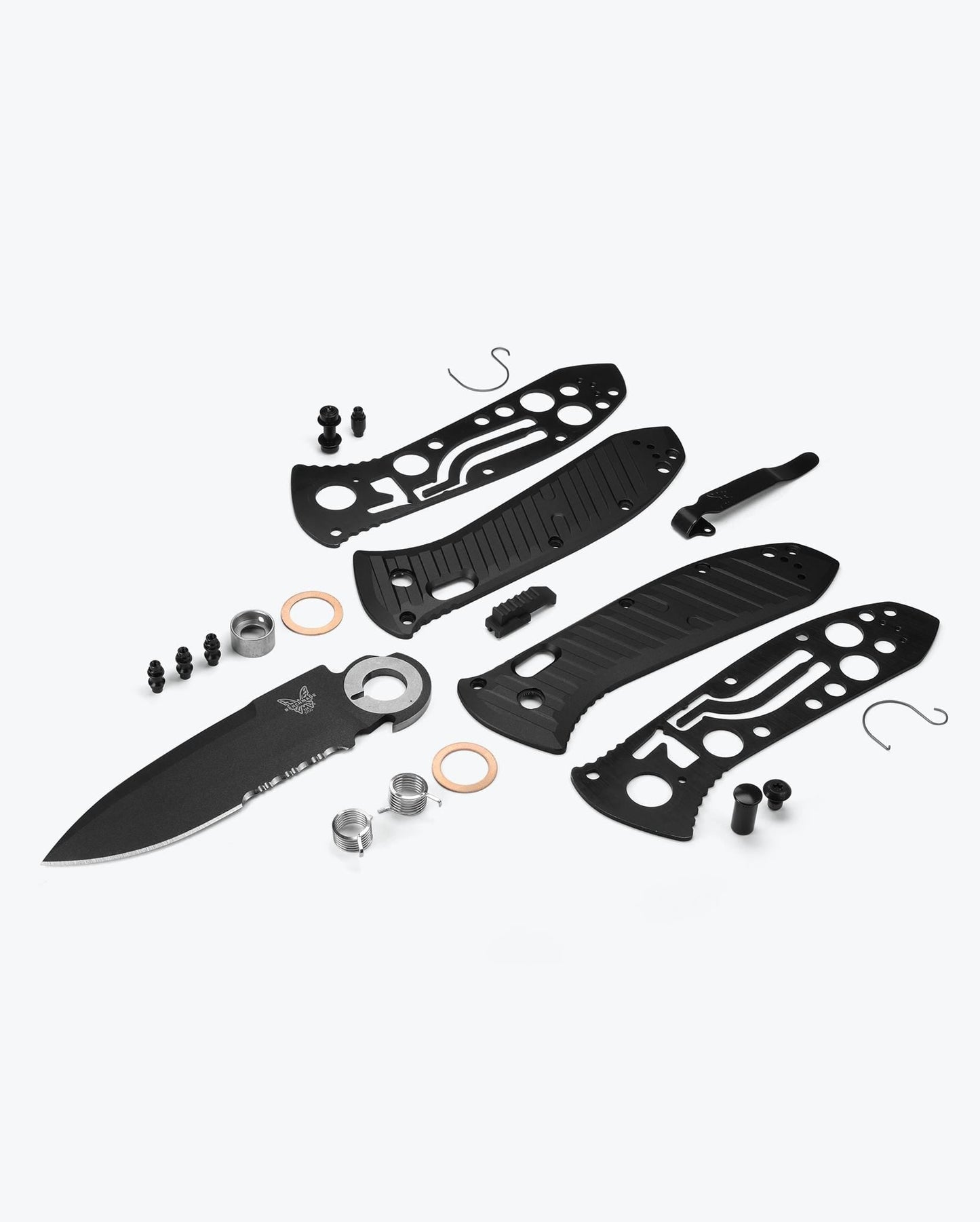 Benchmade Auto Presidio II 5700SBK automatic components detail