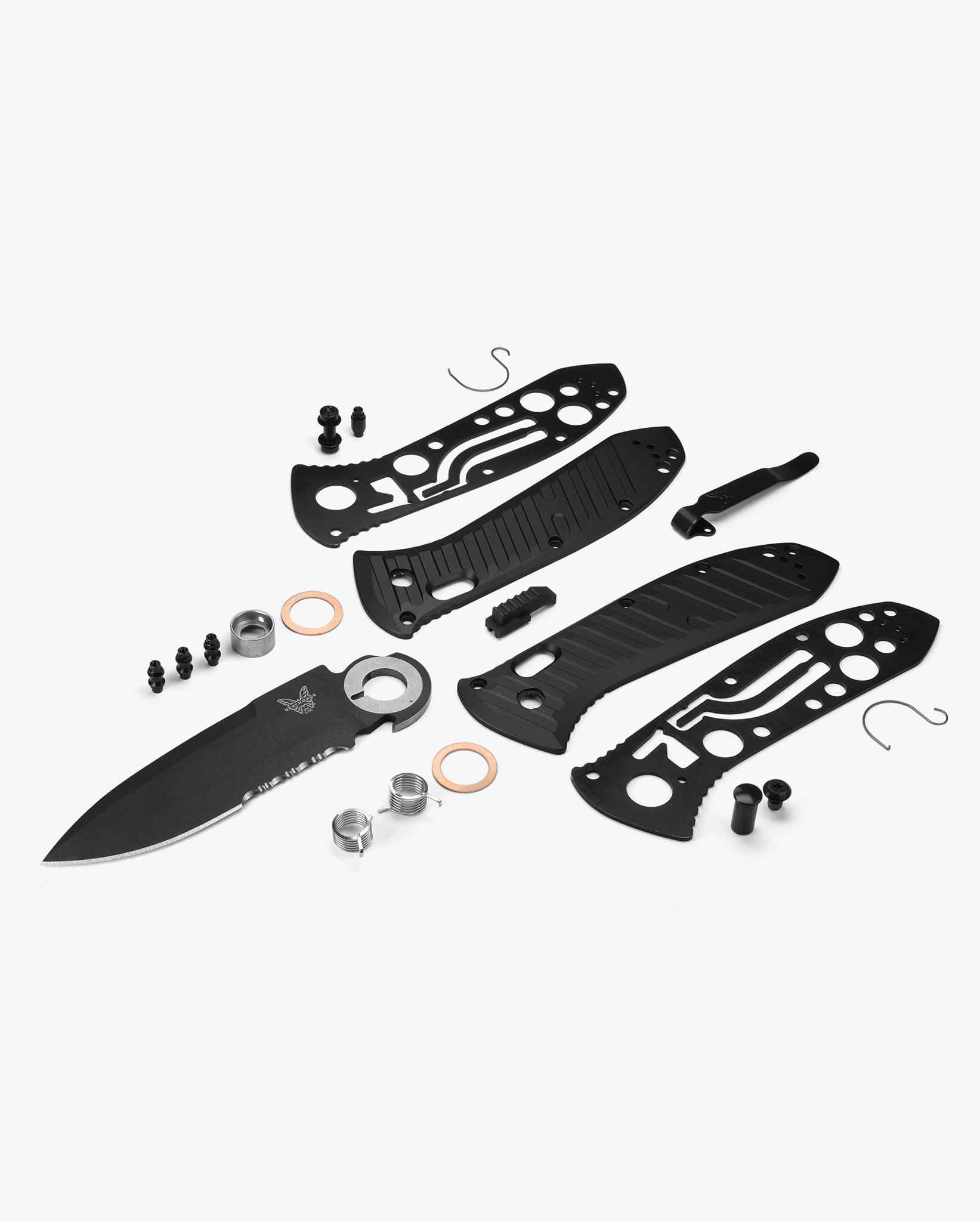 Benchmade Auto Presidio II 5700SBK automatic components detail