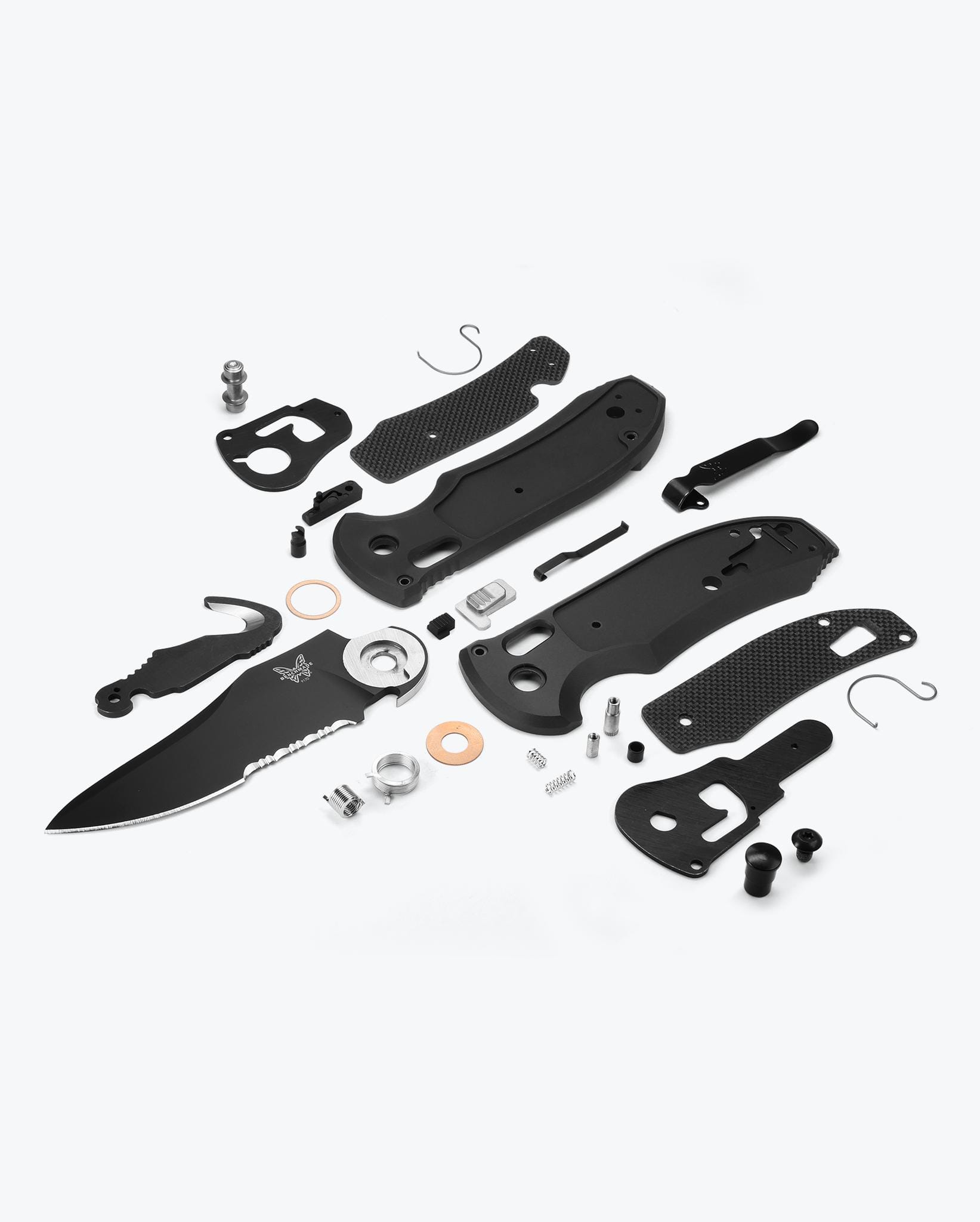 Benchmade Auto Triage 9170SBK rescue automatic components detail