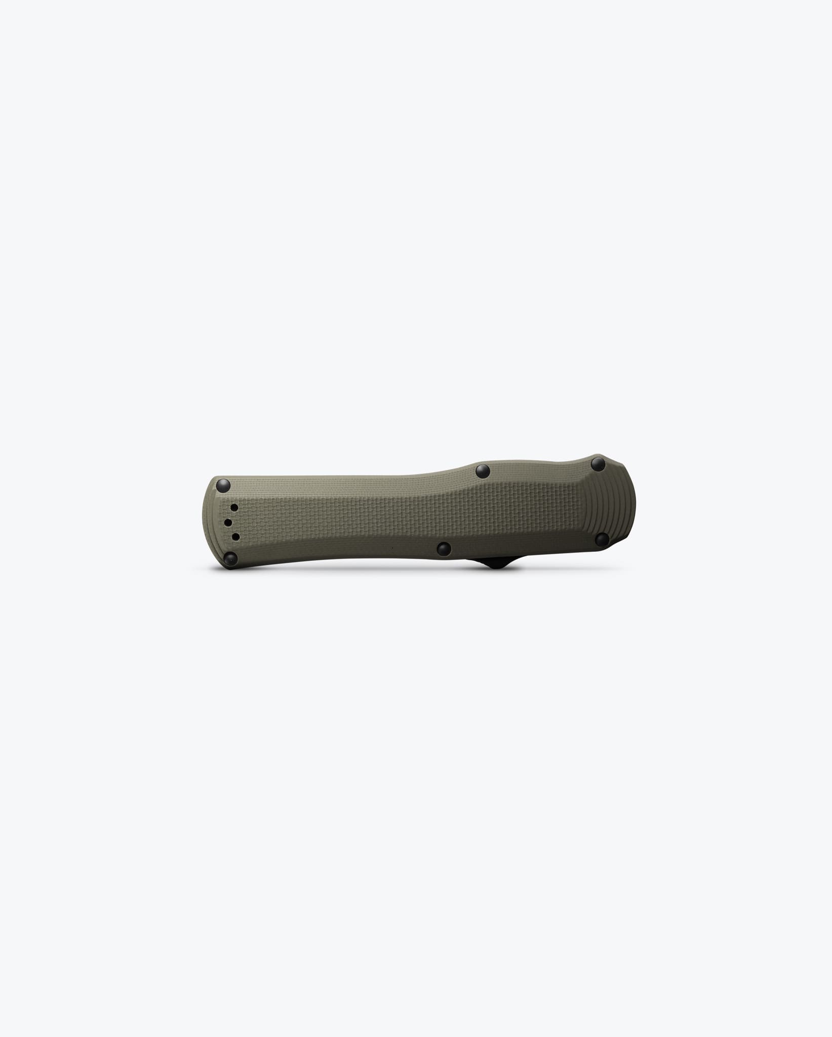 Benchmade Autocrat 3400BK-1 closed view showing OD Green G10 handle