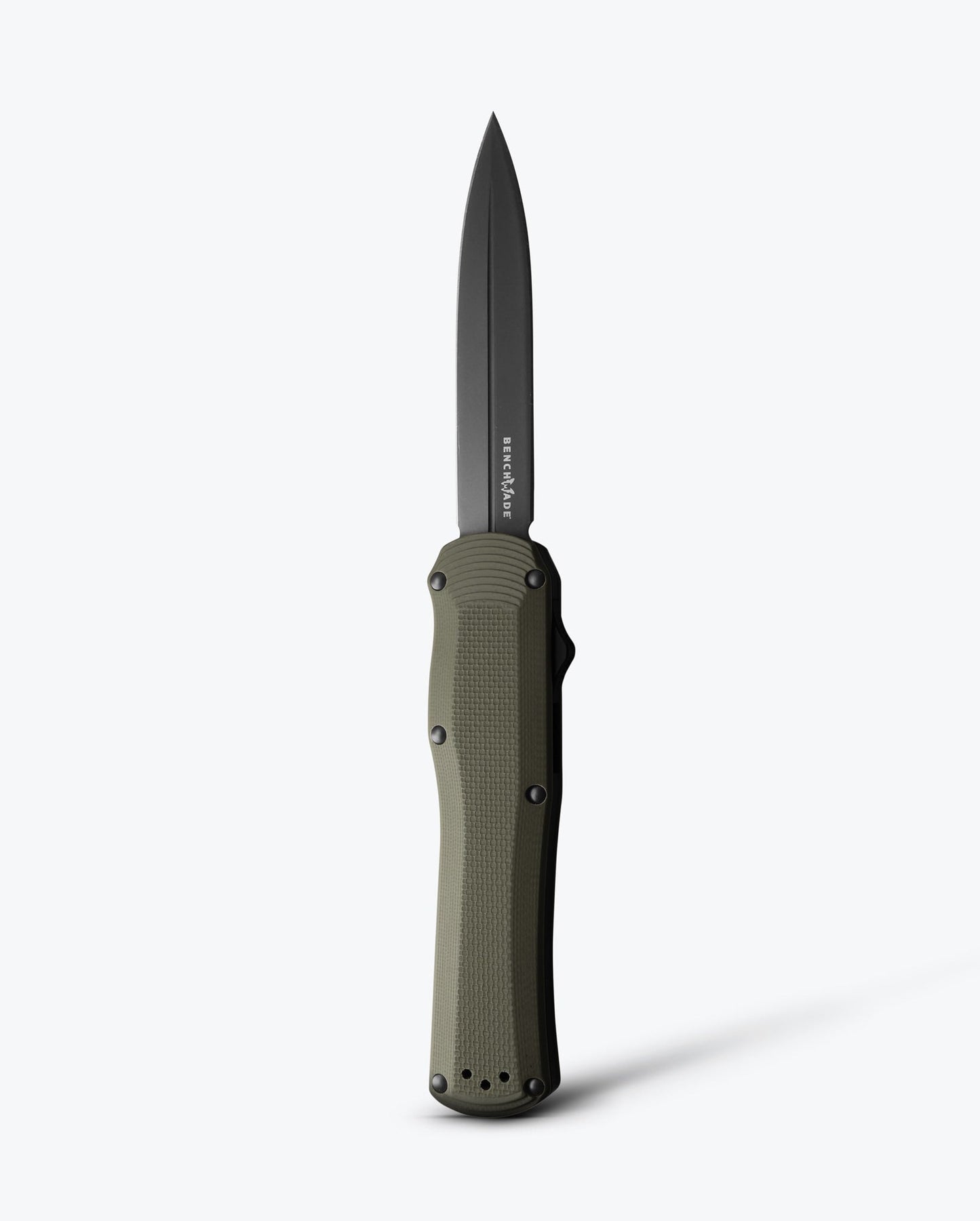 Benchmade Autocrat 3400BK-1 front view - 3.71" CPM-S30V double-edge OTF automatic knife