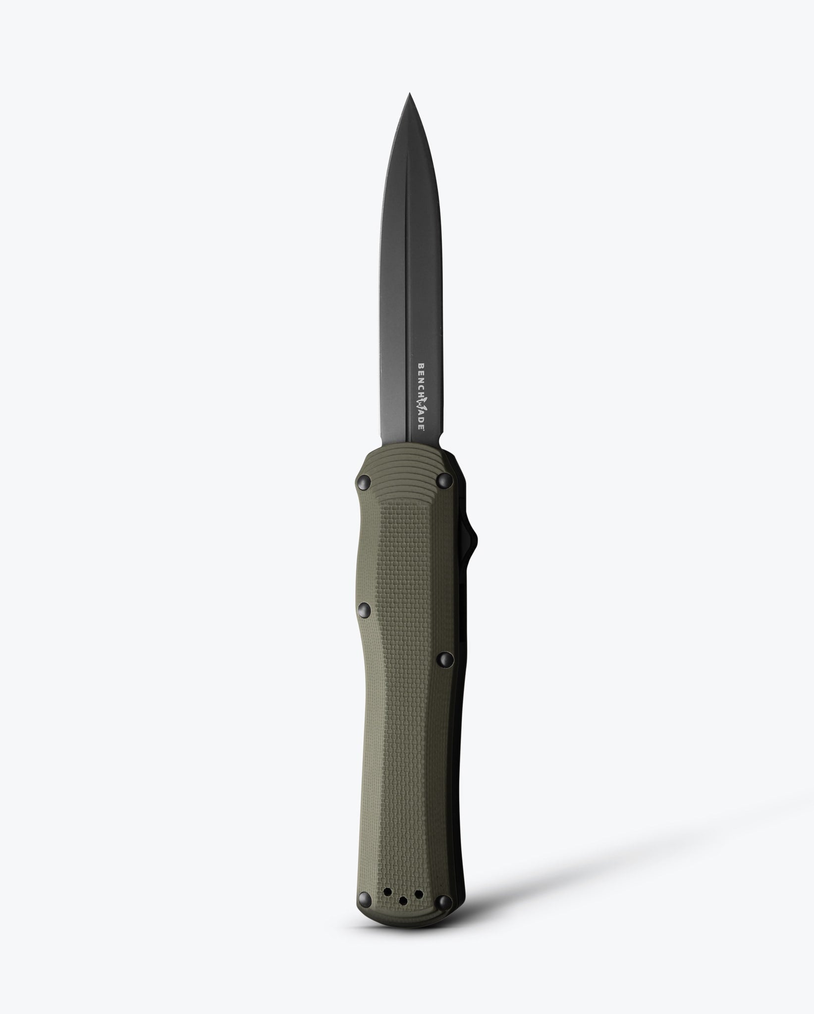 Benchmade Autocrat 3400BK-1 front view - 3.71" CPM-S30V double-edge OTF automatic knife