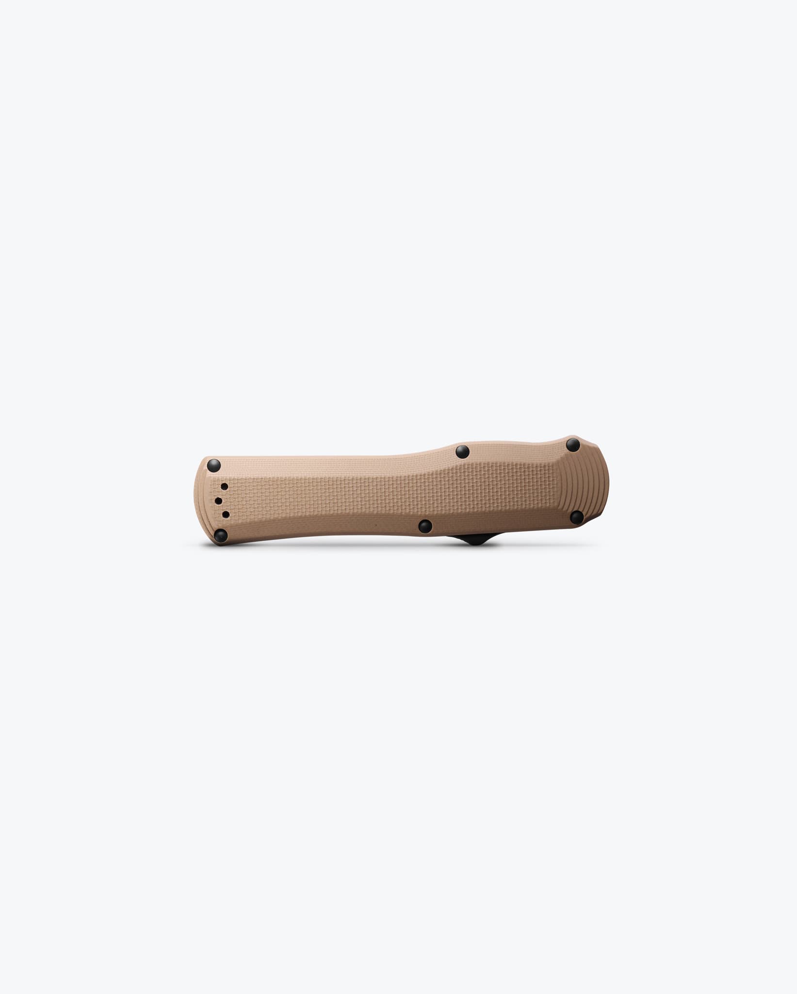 Benchmade Autocrat 3400BK-2 closed view with Coyote Brown G10 handle