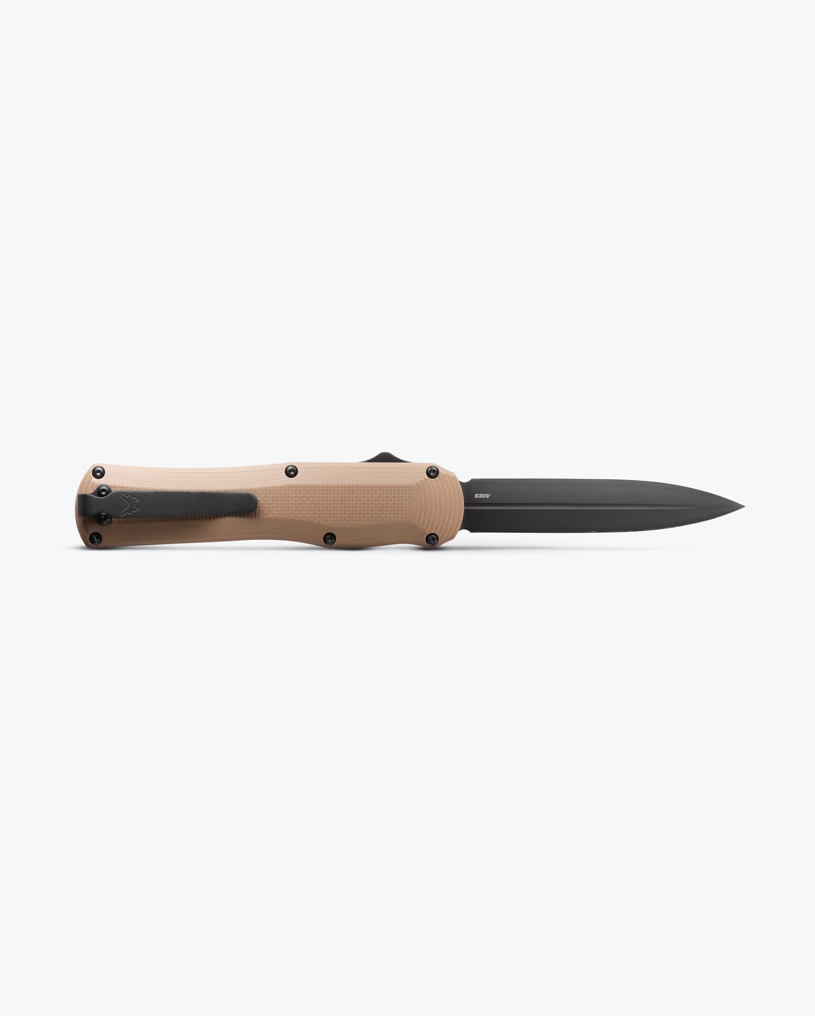 Benchmade Autocrat 3400BK-2 blade detail – black CPM-S30V dagger
