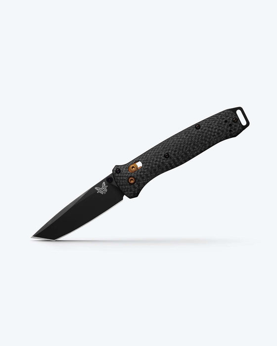 Benchmade Bailout® 537BK-10 – 3.38" S90V Tanto Blade – Carbon Fiber Handle – Black Cerakote Finish