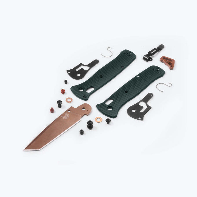 Benchmade Bailout 537FE-2601 PVD Battlewash finish detail