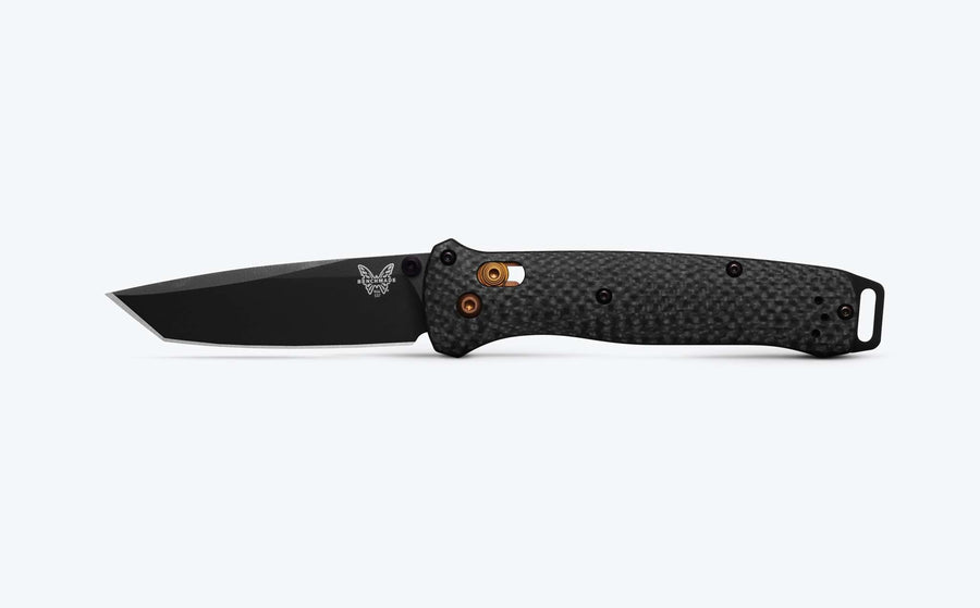Benchmade Bailout® 537BK-10 – 3.38" S90V Tanto Blade – Carbon Fiber Handle – Black Cerakote Finish