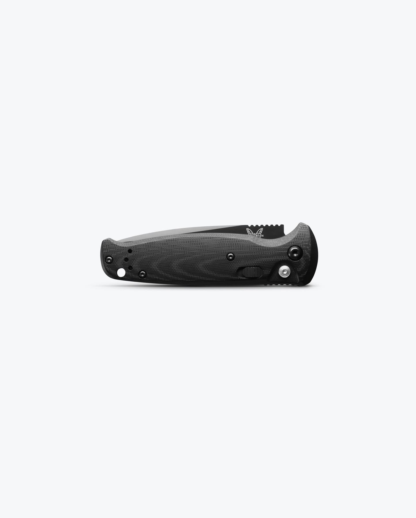 Benchmade CLA 4300 closed view with black G10 handle
